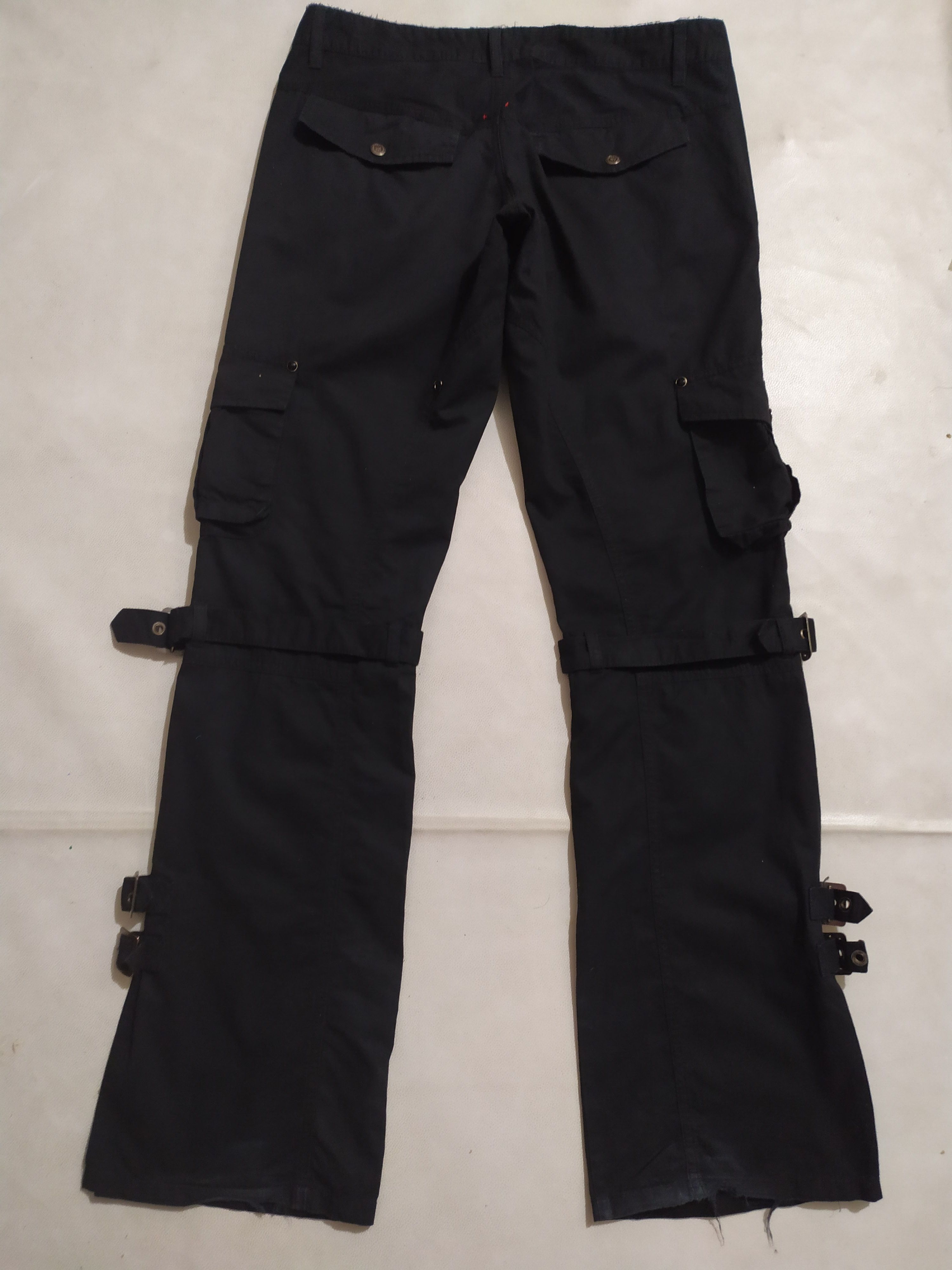 semanticdesign 🔥Semantic Design Bondage Cargo Multipocket Flared Pants Size US 30 / EU 46 - 12 Thumbnail