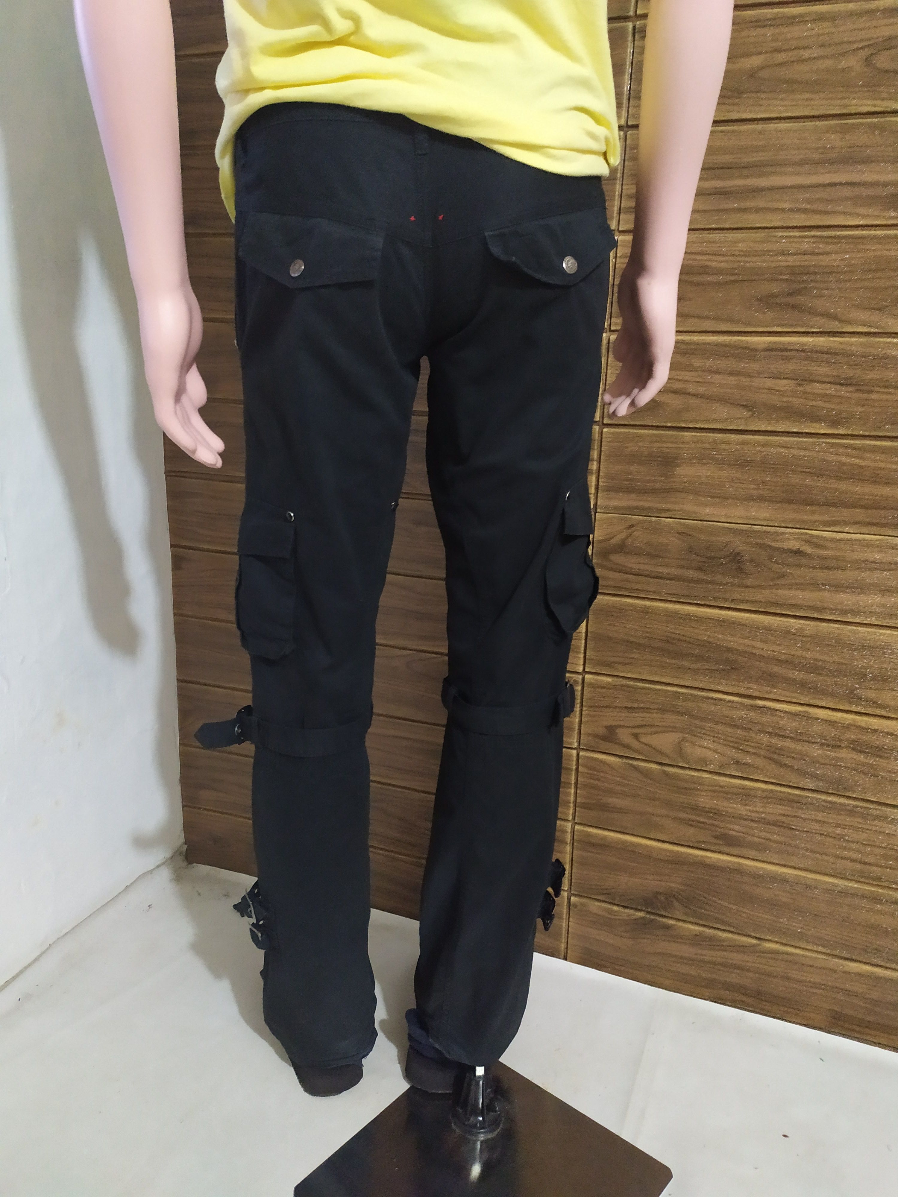 semanticdesign 🔥Semantic Design Bondage Cargo Multipocket Flared Pants Size US 30 / EU 46 - 5 Thumbnail