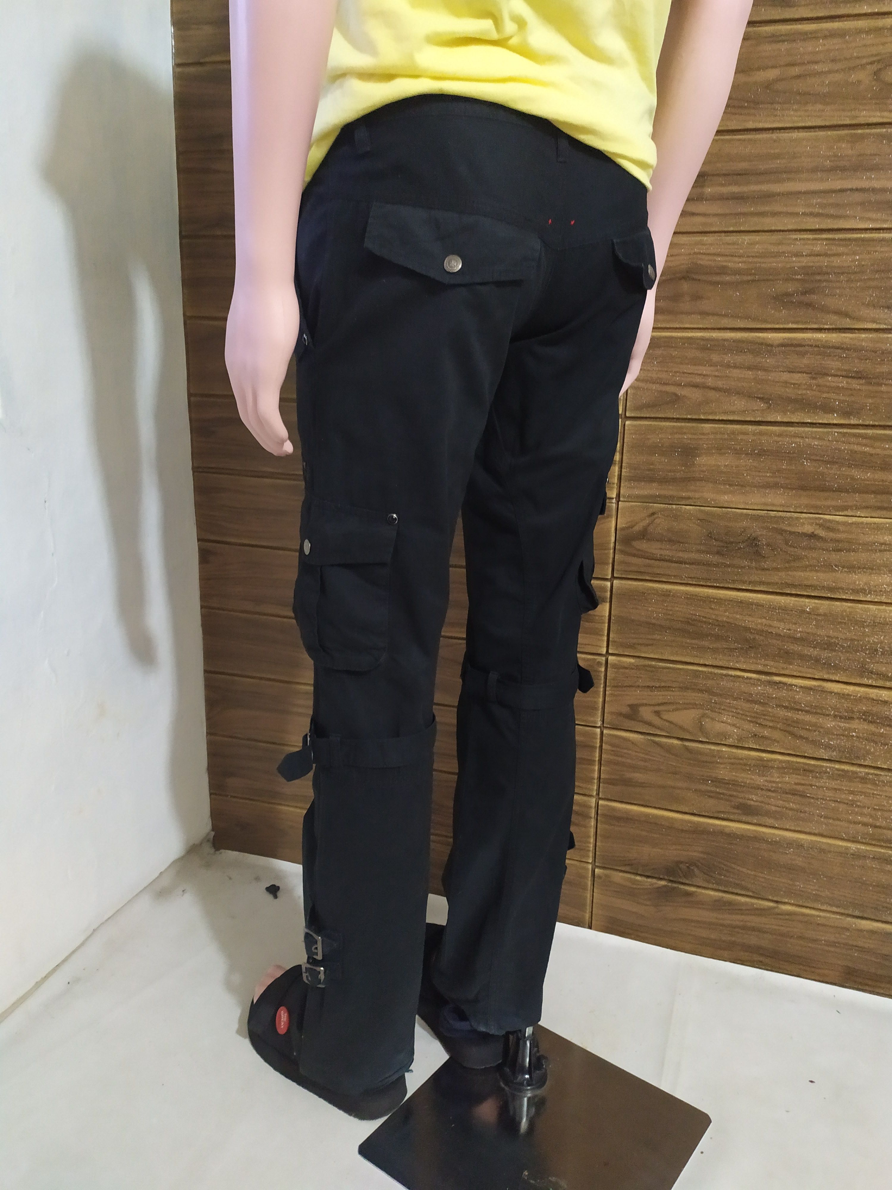 semanticdesign 🔥Semantic Design Bondage Cargo Multipocket Flared Pants Size US 30 / EU 46 - 4 Thumbnail