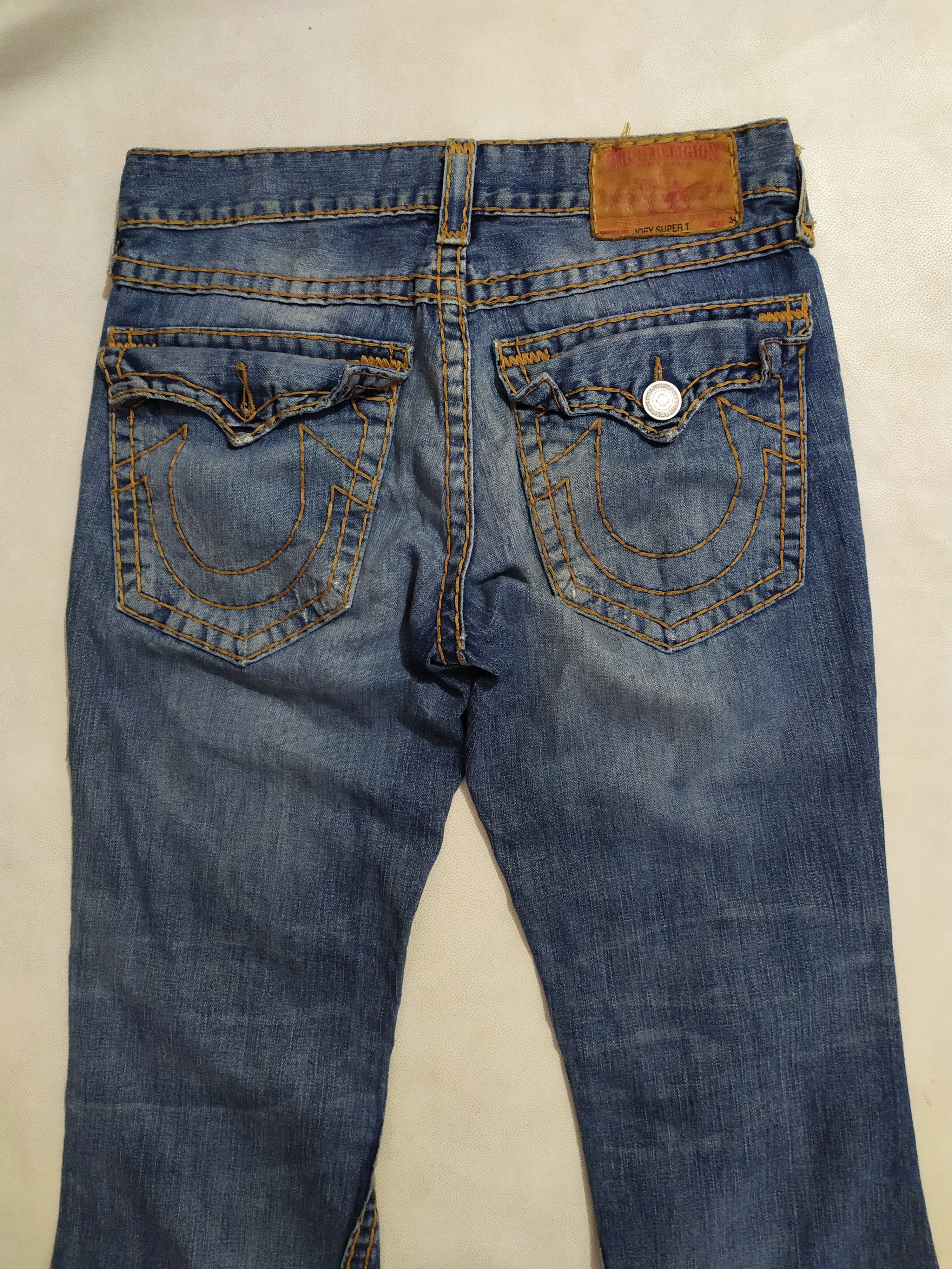 True Religion True Religion Distressed Denim Contrast Stitches Jeans Size US 32 / EU 48 - 5 Thumbnail