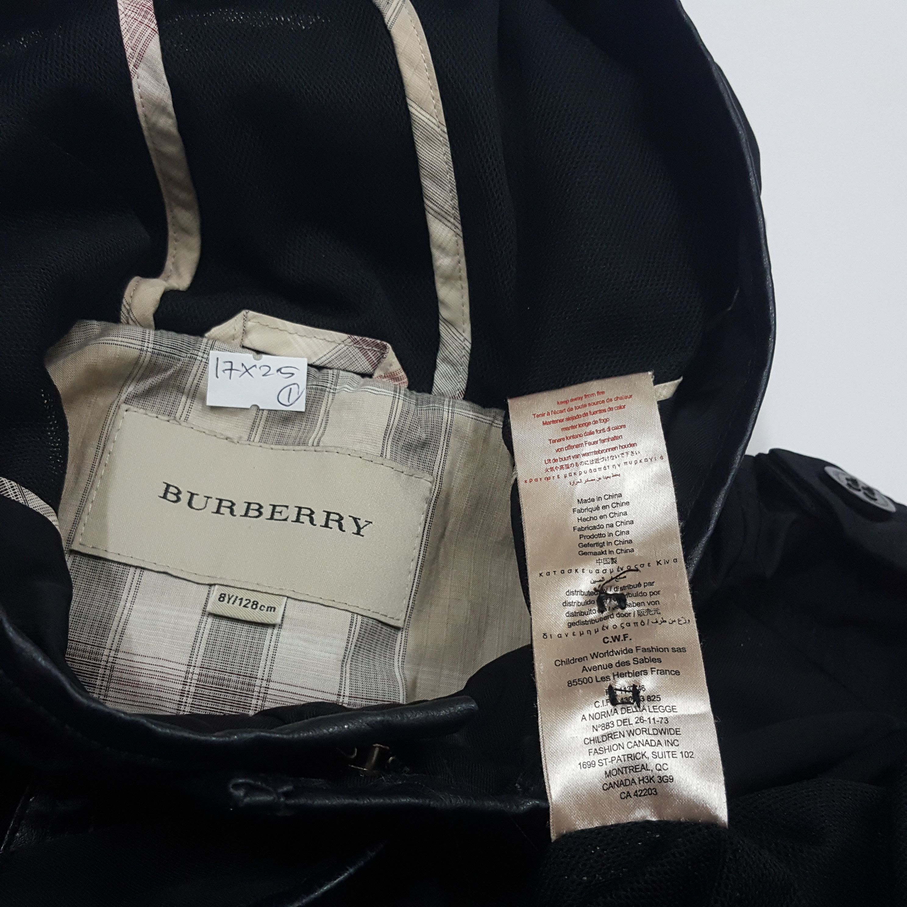 Burberry × Vintage Vintage BURBERRY nice design hoodies jacket for youth Size US XS / EU 42 / 0 - 7 Thumbnail