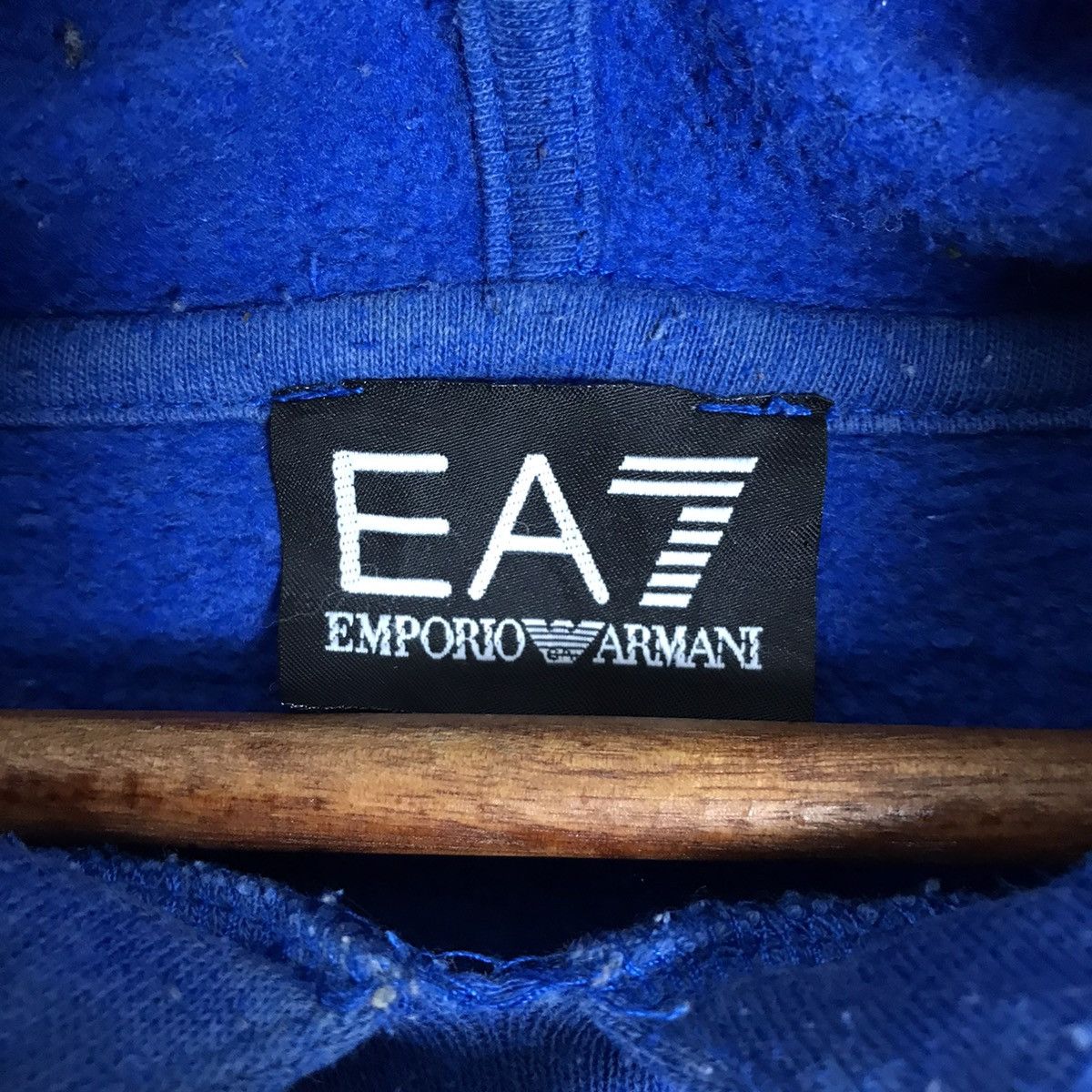 Emporio Armani × Vintage Vintage EA7 Emporio Armani Hoodie Big Logo Size US S / EU 44-46 / 1 - 5 Thumbnail
