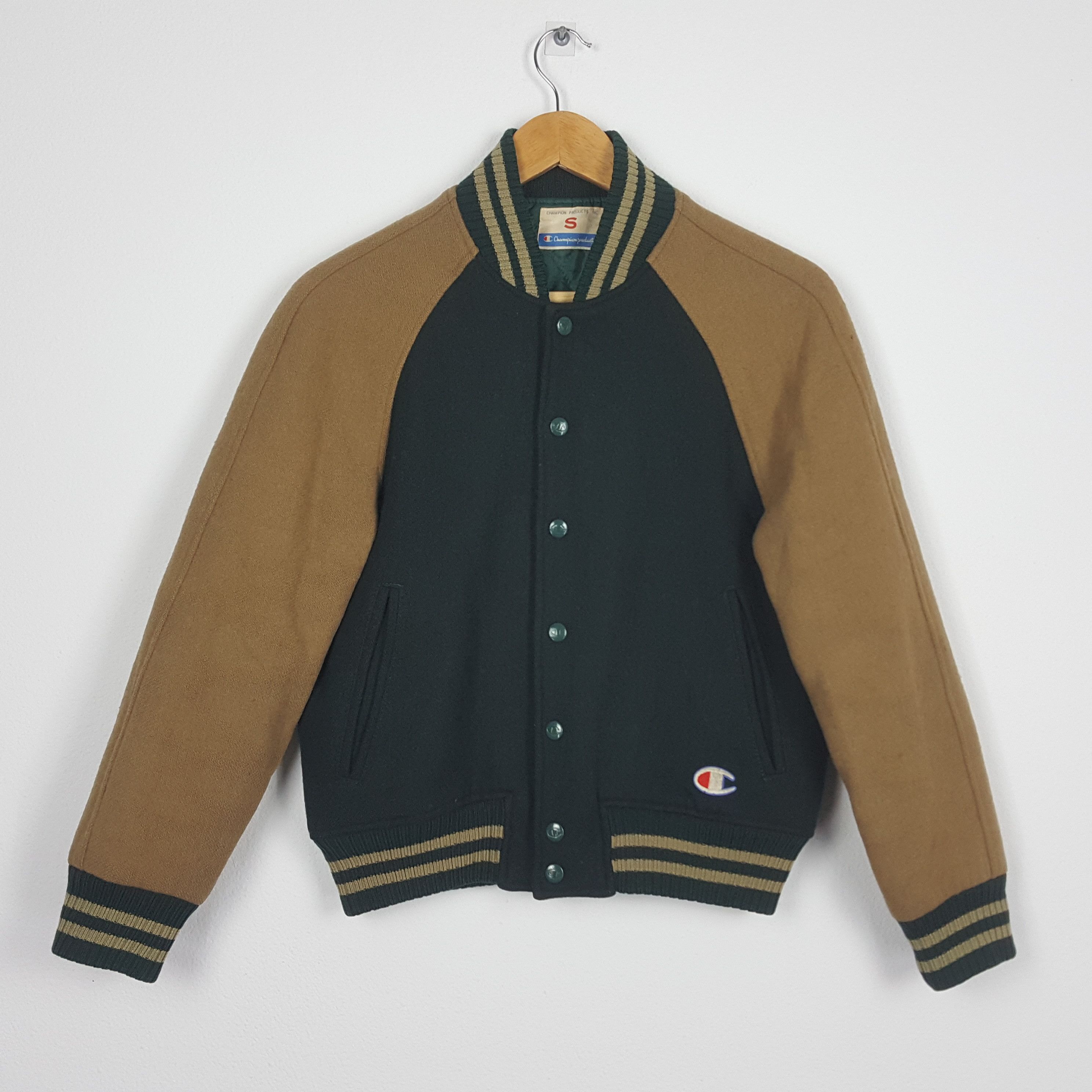 Champion × Vintage Vintage Champion Varsity buttom jacket made in Japan Size US S / EU 44-46 / 1 - 1 Thumbnail