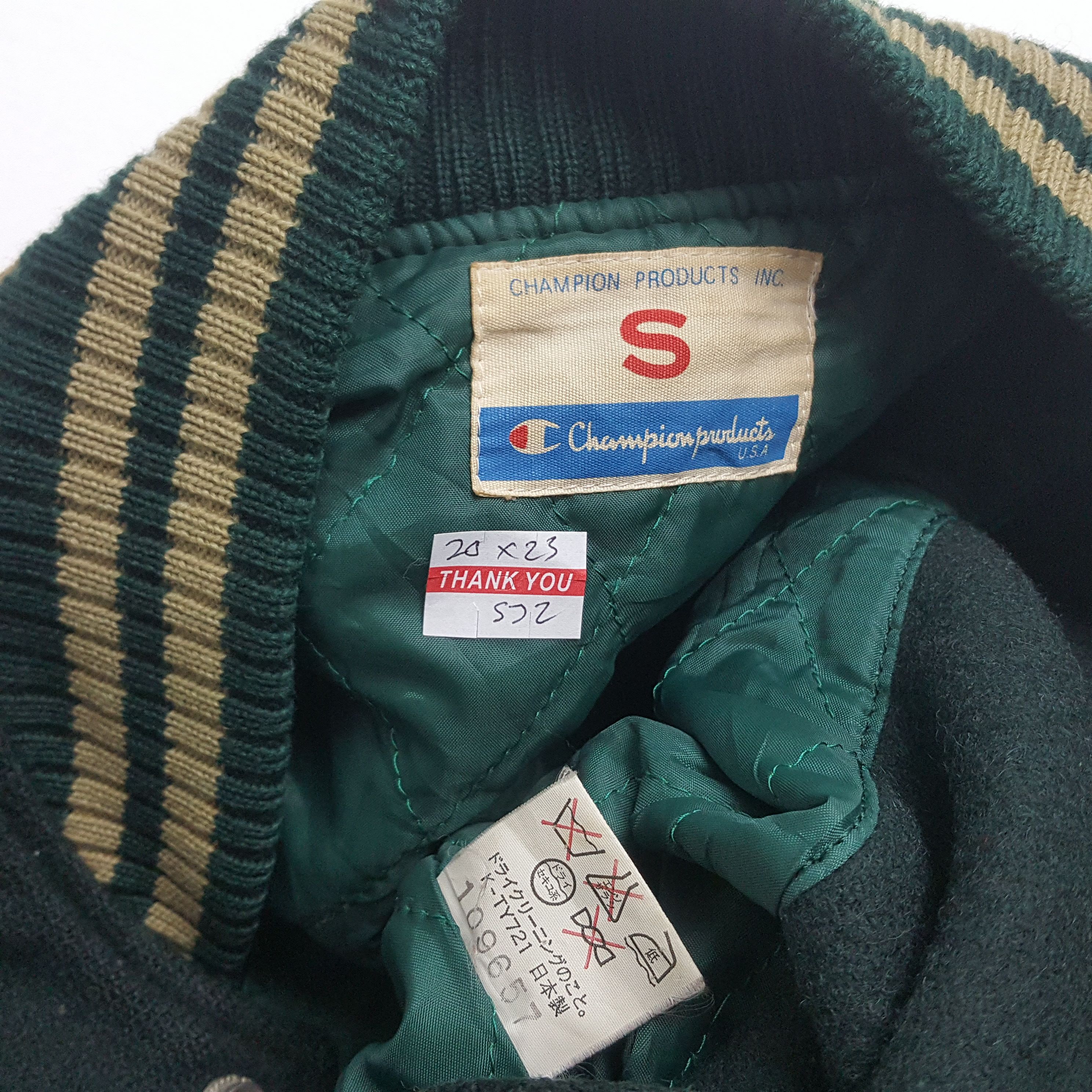 Champion × Vintage Vintage Champion Varsity buttom jacket made in Japan Size US S / EU 44-46 / 1 - 6 Thumbnail