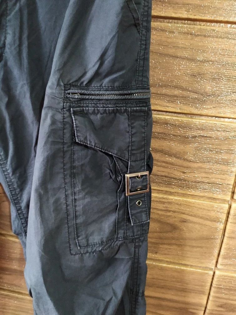 Japanese Brand 🔥Semantic Design Cargo Tactical MultiPockets Parachute Pant Size US 32 / EU 48 - 4 Thumbnail