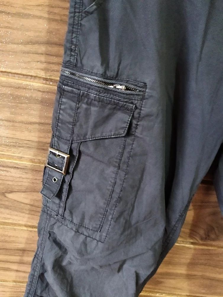 Japanese Brand 🔥Semantic Design Cargo Tactical MultiPockets Parachute Pant Size US 32 / EU 48 - 5 Thumbnail