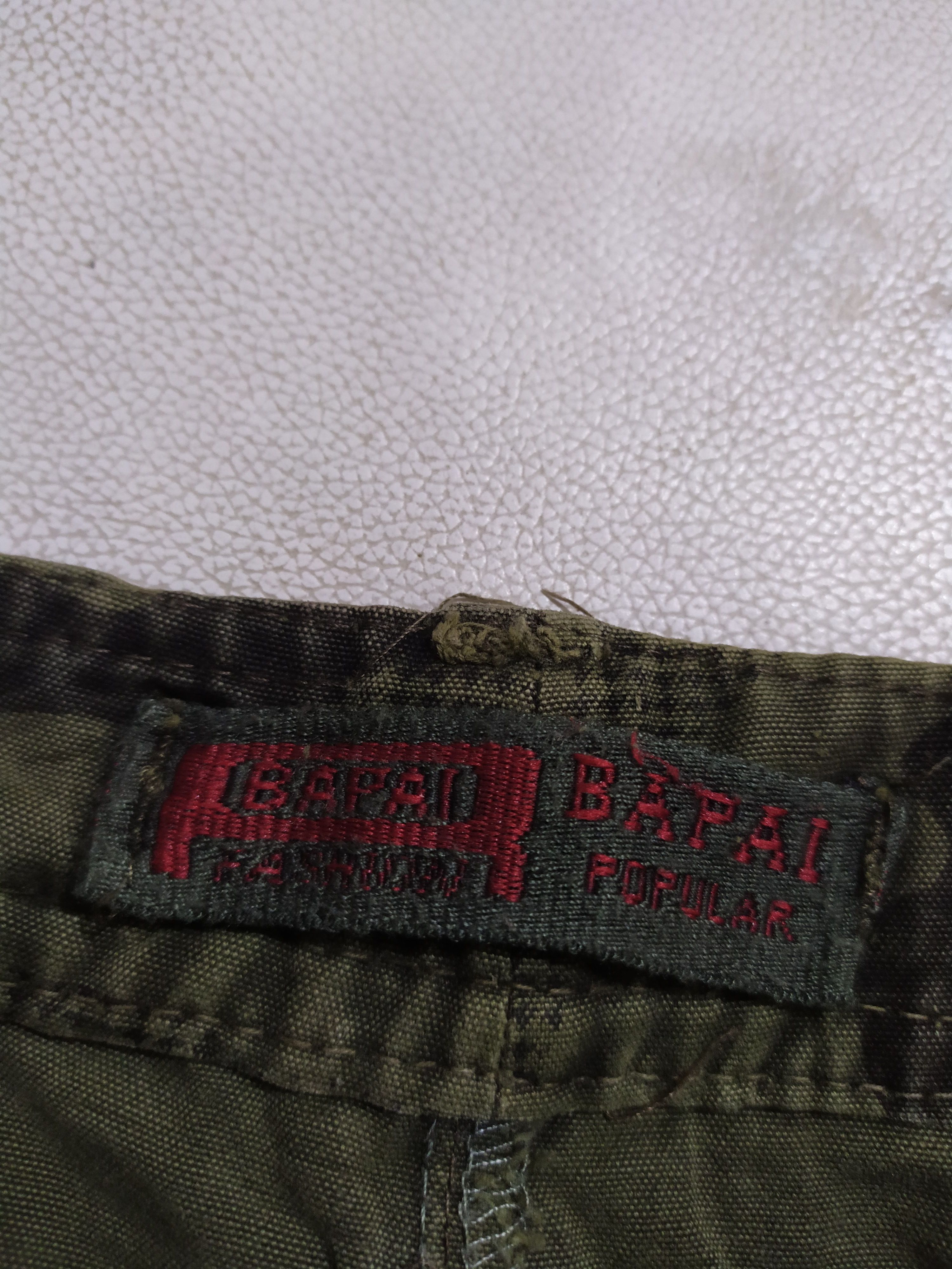 Japanese Brand 🔥Bapai Multipocket Tactical Cargo Camo Pants Size US 28 / EU 44 - 7 Thumbnail
