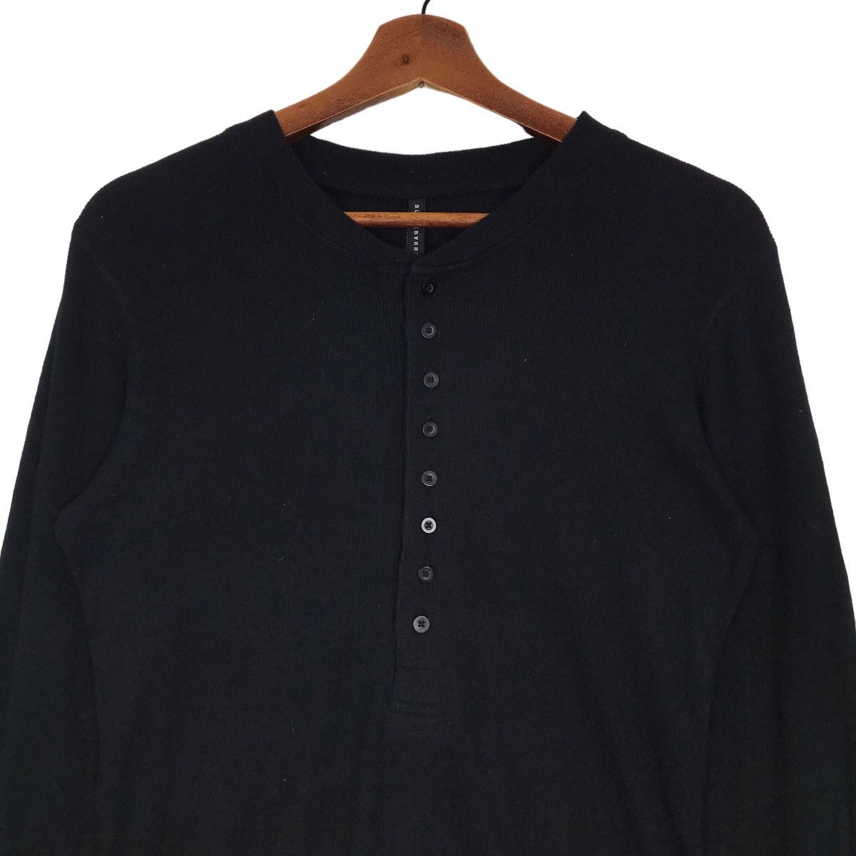 Black Barrett × Neil Barrett × Vintage Vintage Black Barrett By Neil Barrett Long Sleeve T-Shirt Size US S / EU 44-46 / 1 - 4 Thumbnail