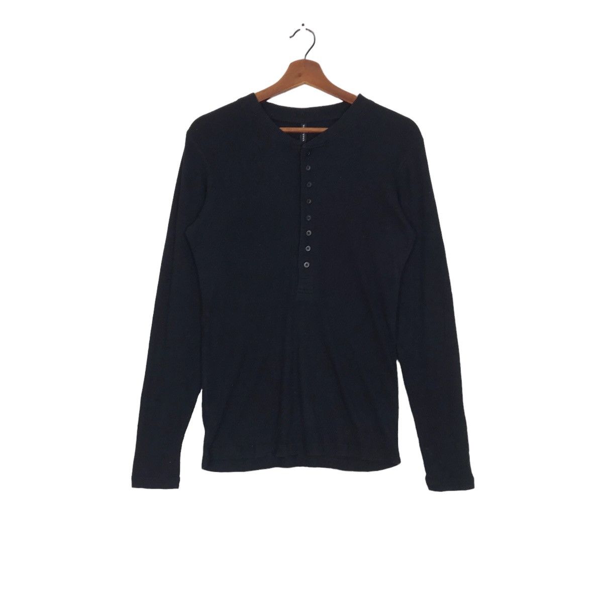 Black Barrett × Neil Barrett × Vintage Vintage Black Barrett By Neil Barrett Long Sleeve T-Shirt Size US S / EU 44-46 / 1 - 3 Thumbnail