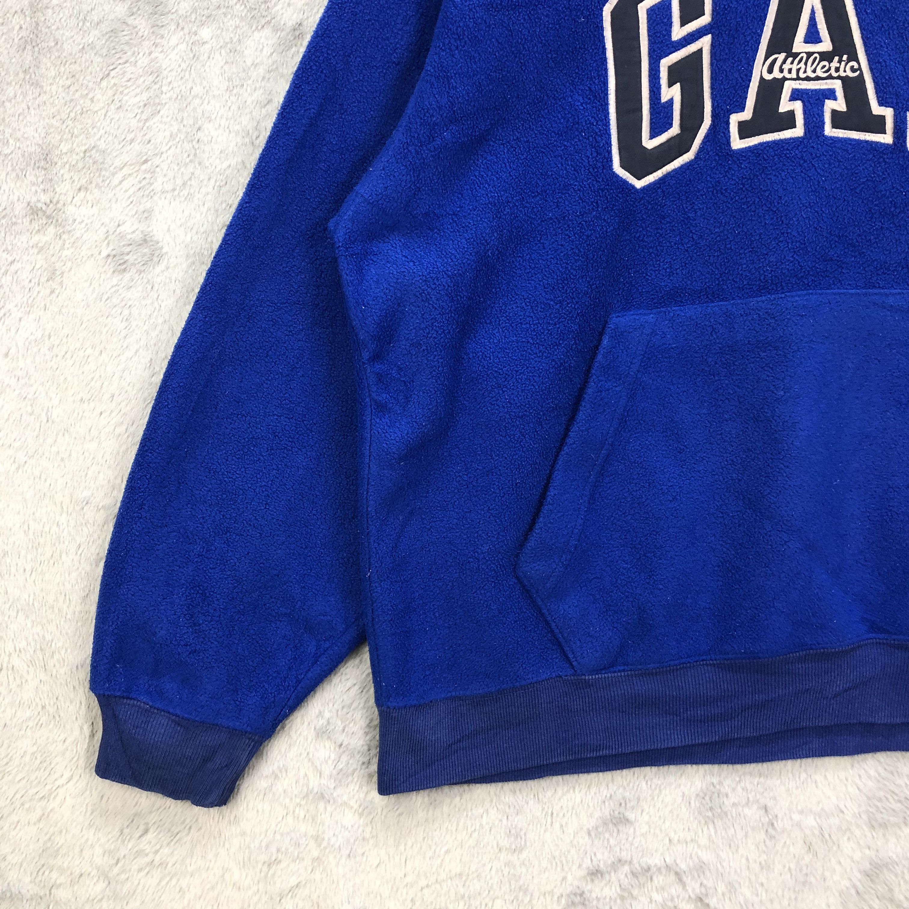 Gap GAP Big Spell Out Logo Pullover Blue Hoodie Fleece #4933-30 Size US M / EU 48-50 / 2 - 5 Thumbnail