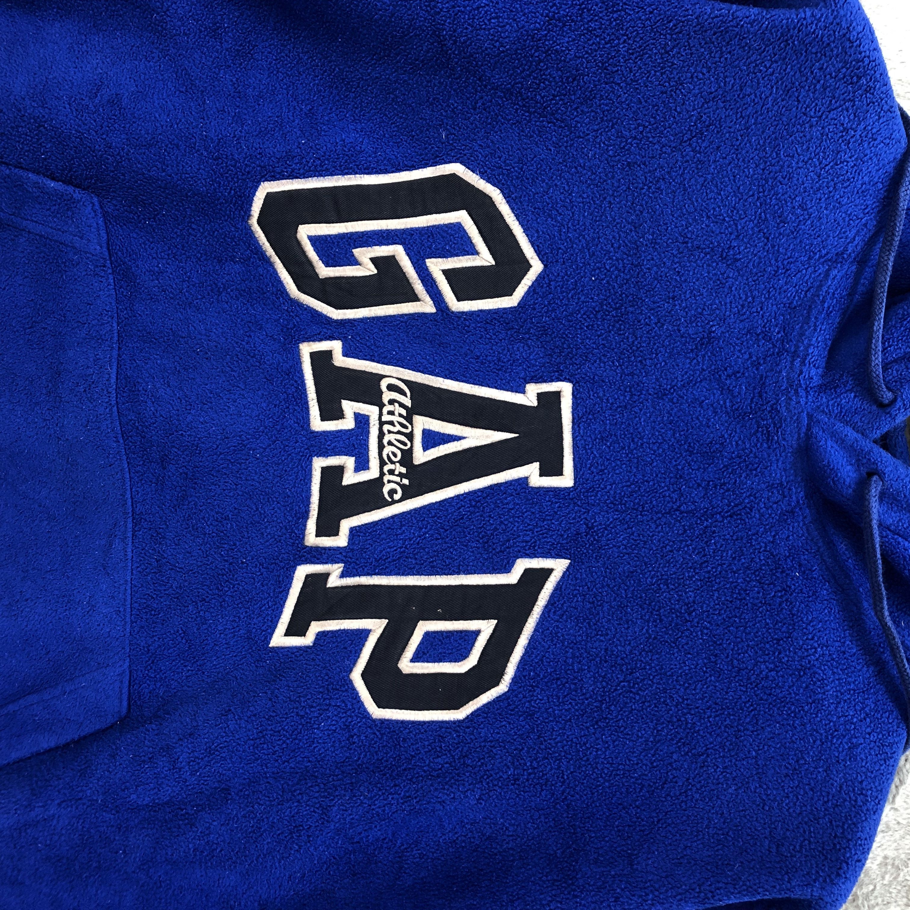 Gap GAP Big Spell Out Logo Pullover Blue Hoodie Fleece #4933-30 Size US M / EU 48-50 / 2 - 3 Thumbnail