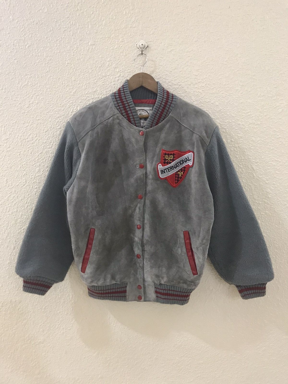 Japanese Brand Outerbound International varsity leather jacket Size US M / EU 48-50 / 2 - 2 Thumbnail