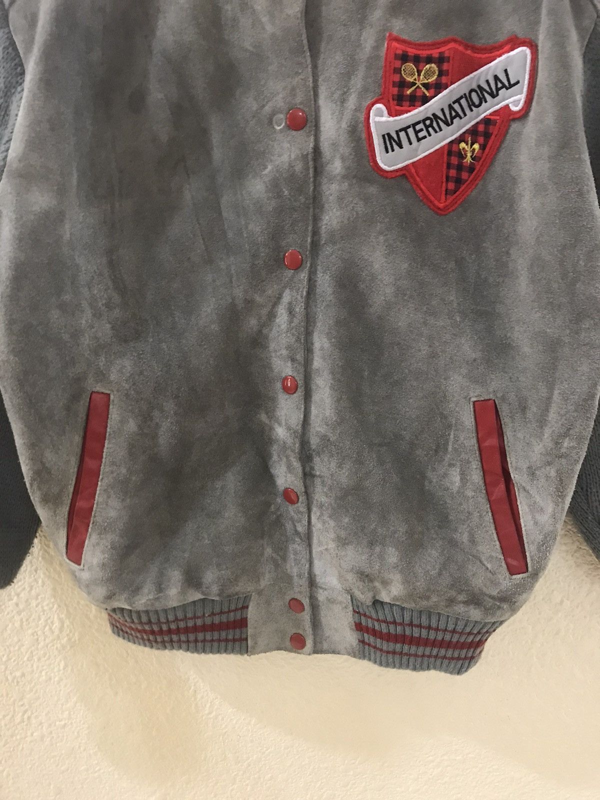 Japanese Brand Outerbound International varsity leather jacket Size US M / EU 48-50 / 2 - 6 Thumbnail