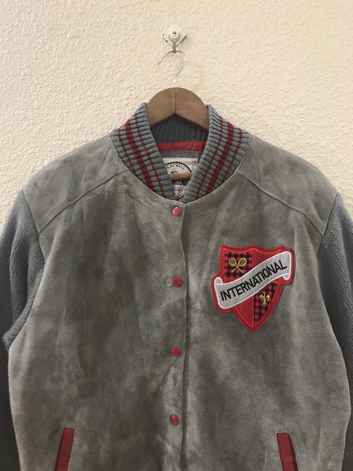 Japanese Brand Outerbound International varsity leather jacket Size US M / EU 48-50 / 2 - 5 Thumbnail