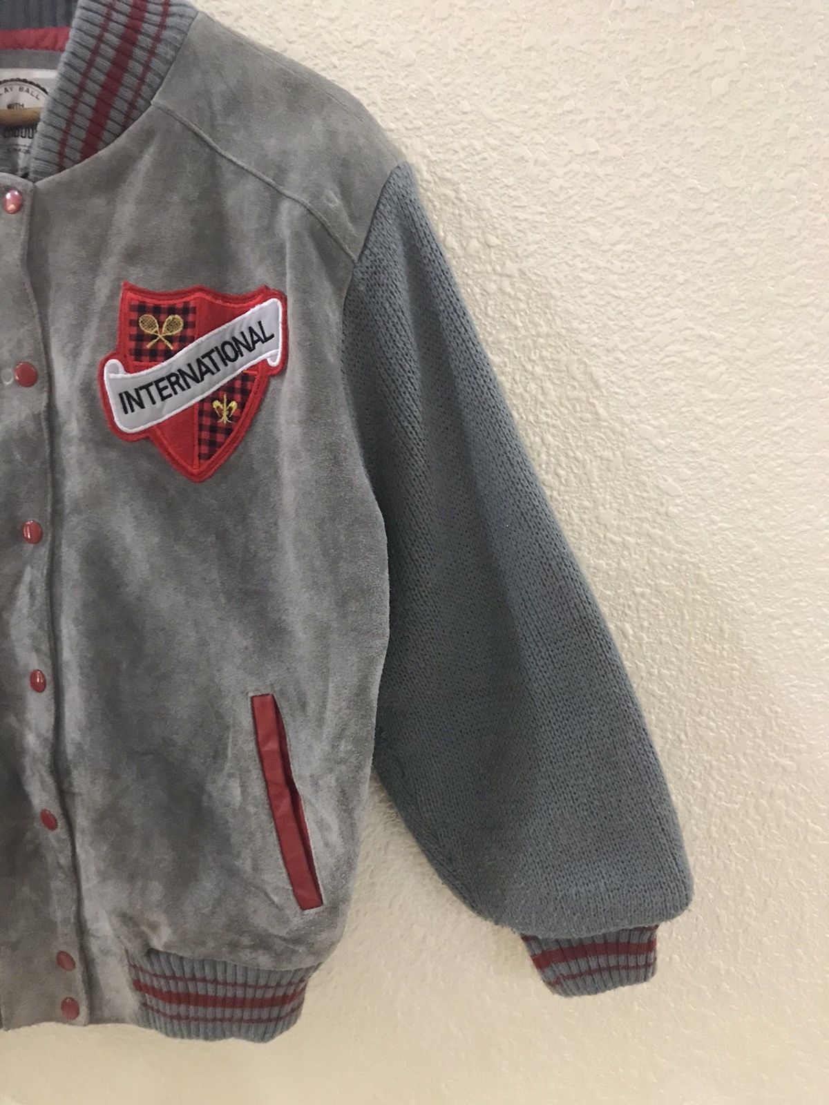 Japanese Brand Outerbound International varsity leather jacket Size US M / EU 48-50 / 2 - 3 Thumbnail