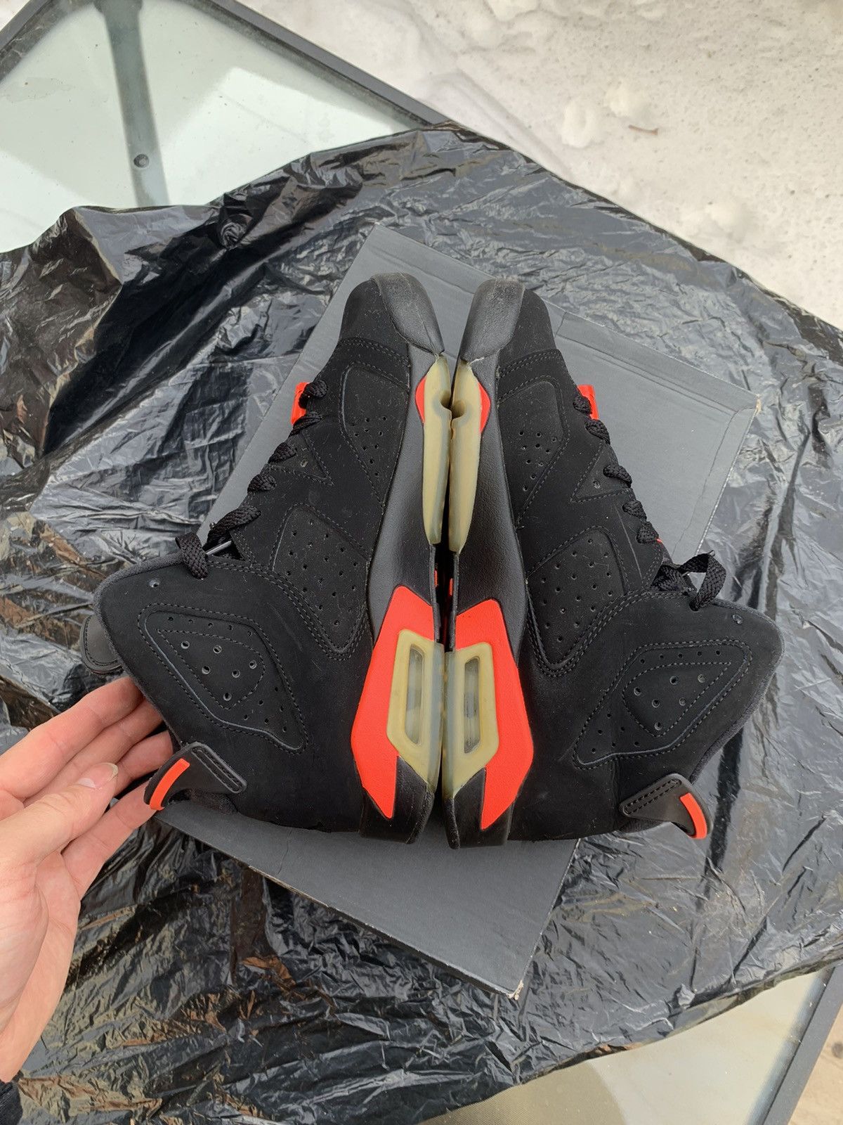 Jordan Brand × Nike Jordan 6 Black Infrared 2014 Size US 6 / EU 39 - 4 Thumbnail