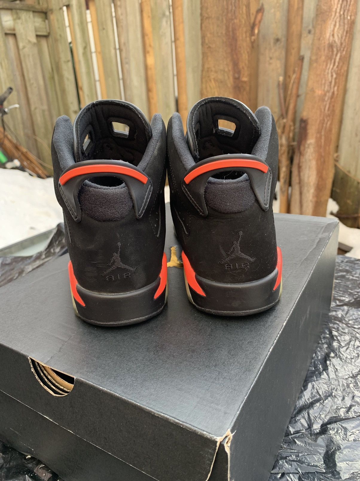 Jordan Brand × Nike Jordan 6 Black Infrared 2014 Size US 6 / EU 39 - 3 Thumbnail