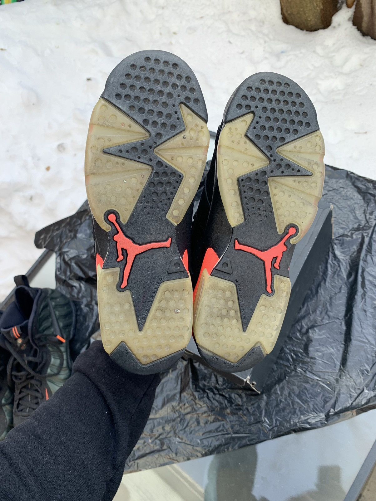 Jordan Brand × Nike Jordan 6 Black Infrared 2014 Size US 6 / EU 39 - 6 Thumbnail
