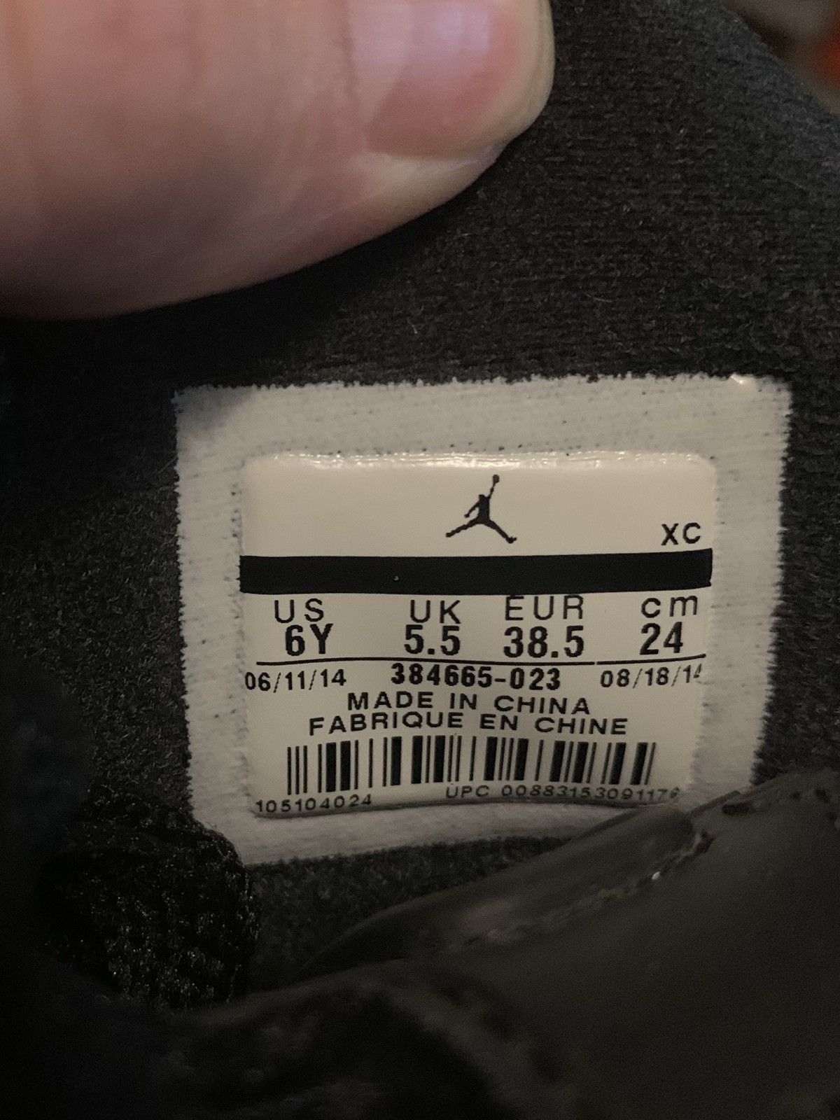 Jordan Brand × Nike Jordan 6 Black Infrared 2014 Size US 6 / EU 39 - 8 Thumbnail