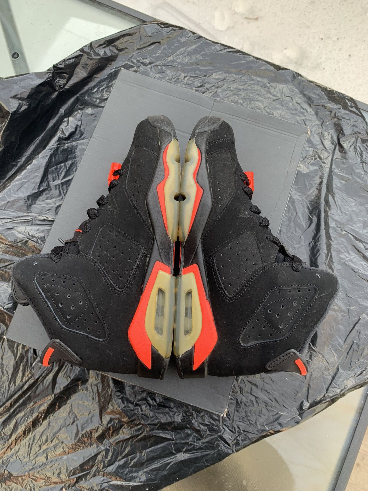 Jordan Brand × Nike Jordan 6 Black Infrared 2014 Size US 6 / EU 39 - 5 Thumbnail