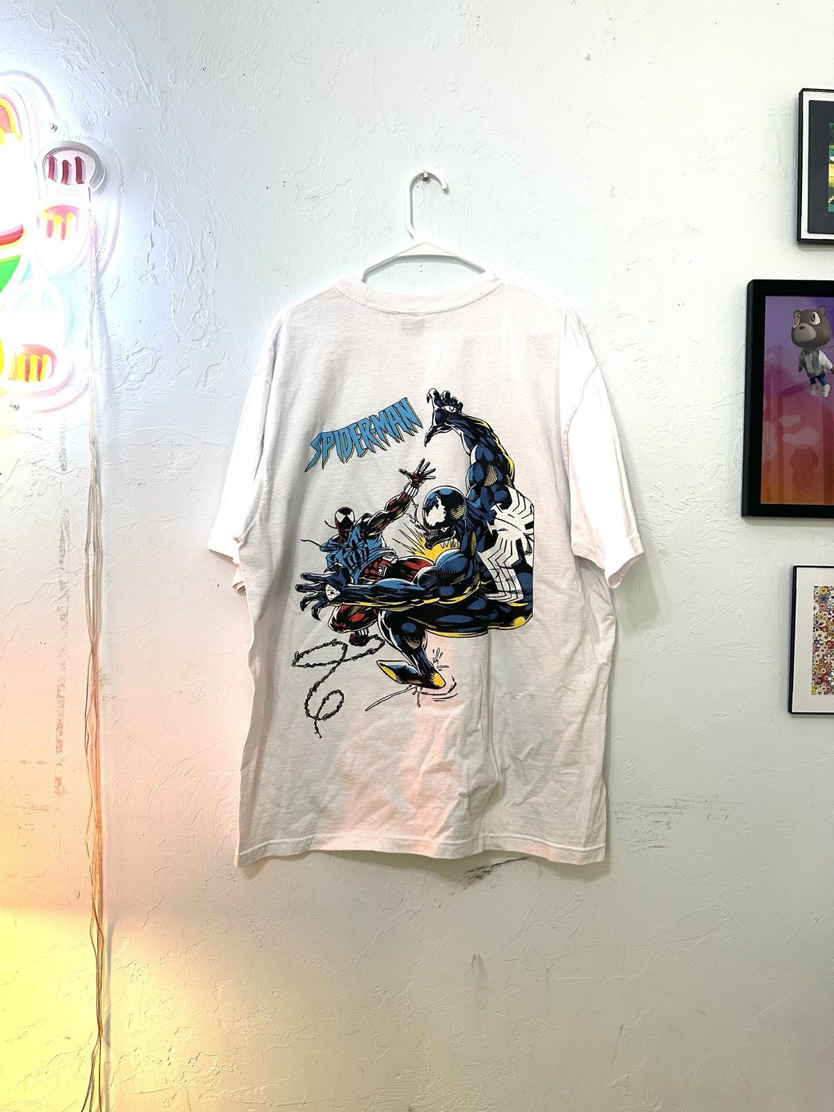 Vintage Mask And Disguise Scarlet Spider Venom Megaprint T Shirt Size US XL / EU 56 / 4 - 2 Thumbnail