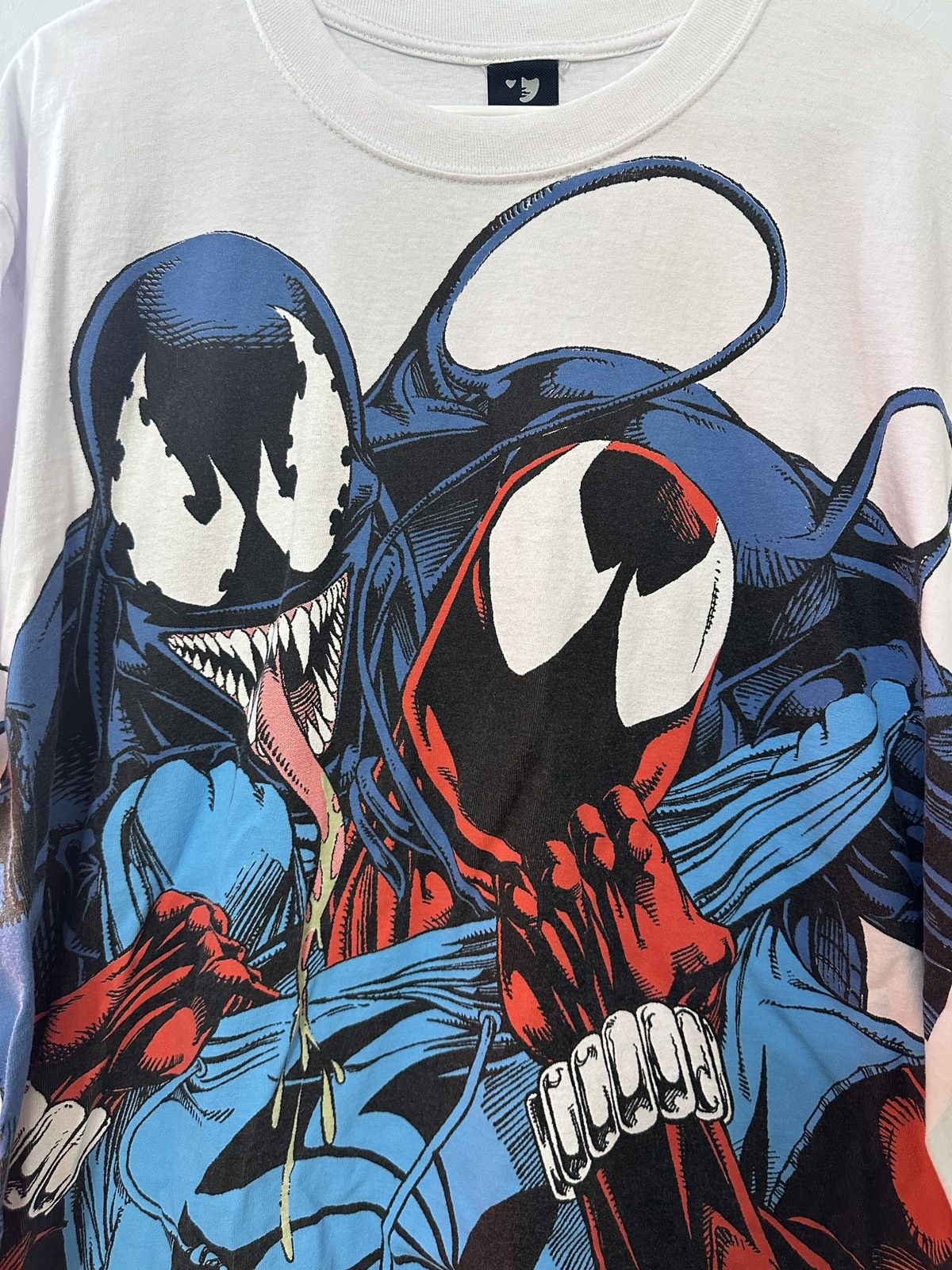 Vintage Mask And Disguise Scarlet Spider Venom Megaprint T Shirt Size US XL / EU 56 / 4 - 3 Thumbnail