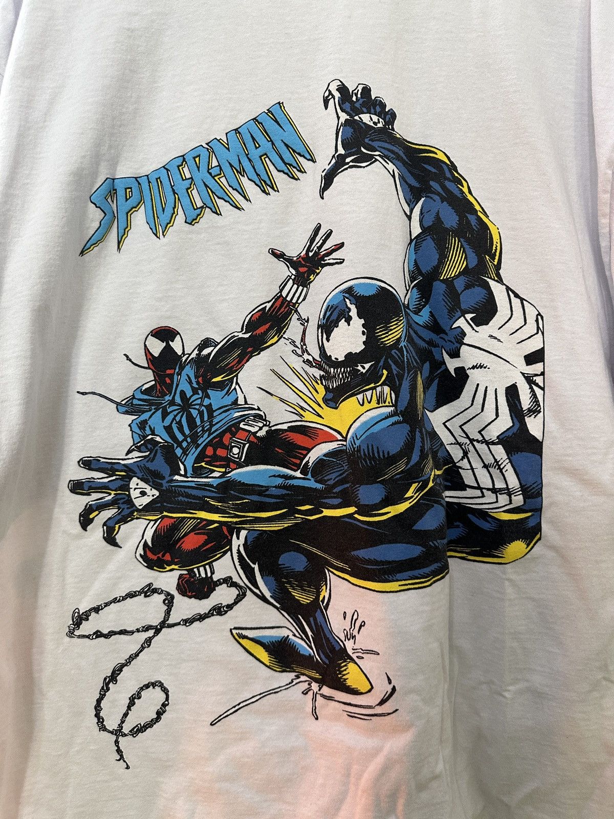 Vintage Mask And Disguise Scarlet Spider Venom Megaprint T Shirt Size US XL / EU 56 / 4 - 4 Thumbnail