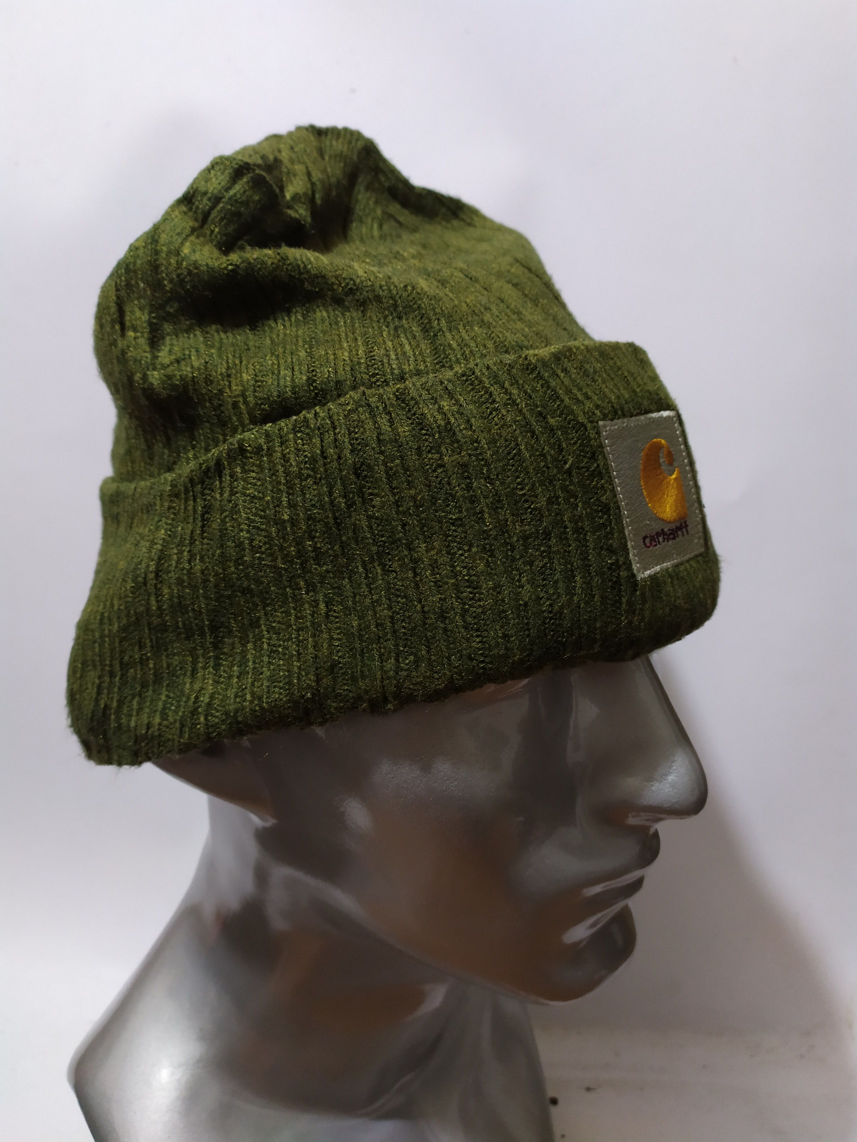 Carhartt Rare Carhartt Embroidery Logo Watch Beanie Hats Olive Size ONE SIZE - 3 Thumbnail