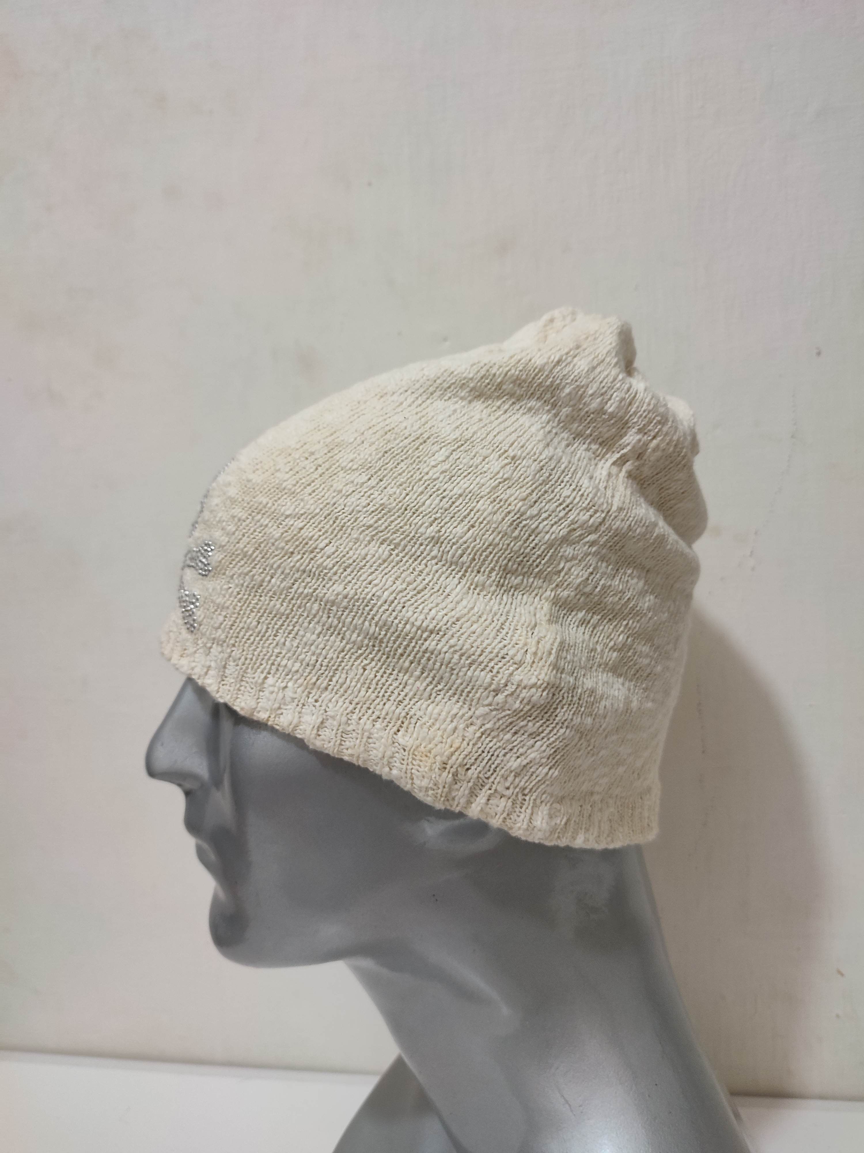 Other 🔥Unknown Sparkling Skull Beanie Punk Rock Bondage Beanie Size ONE SIZE - 5 Thumbnail