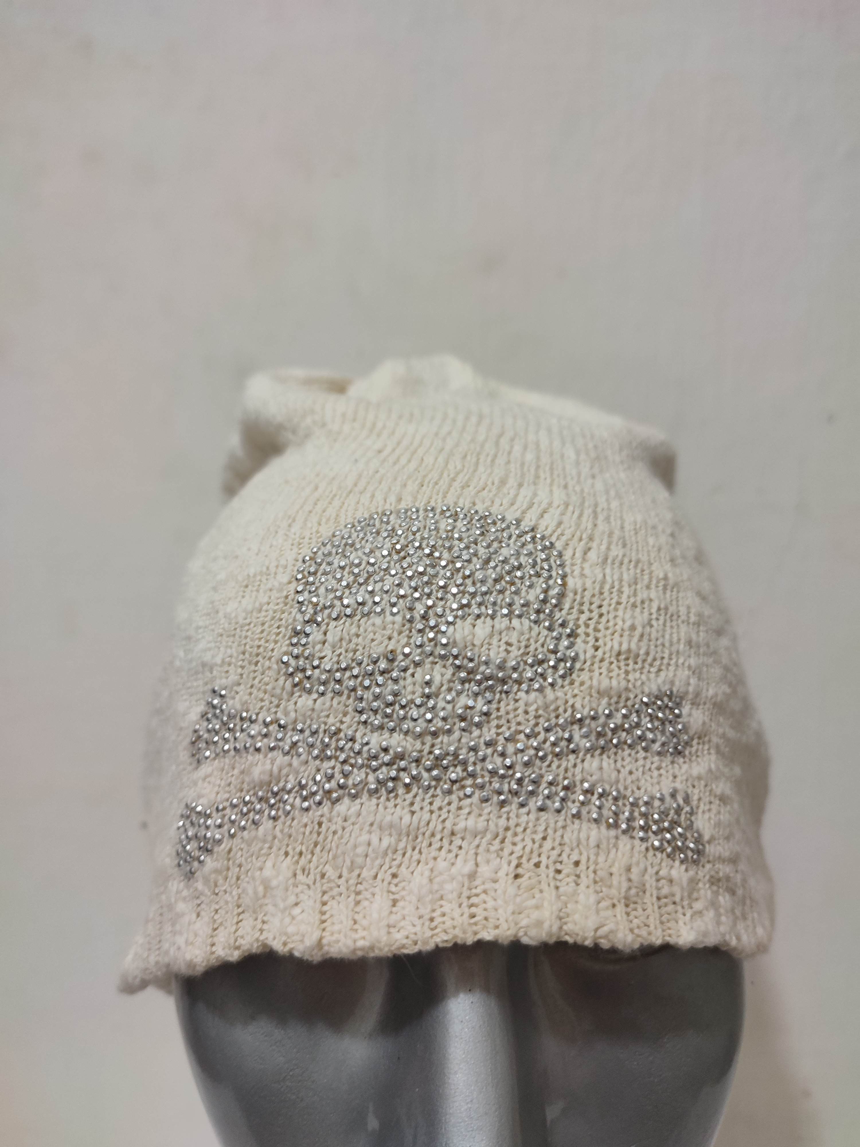 Other 🔥Unknown Sparkling Skull Beanie Punk Rock Bondage Beanie Size ONE SIZE - 2 Thumbnail