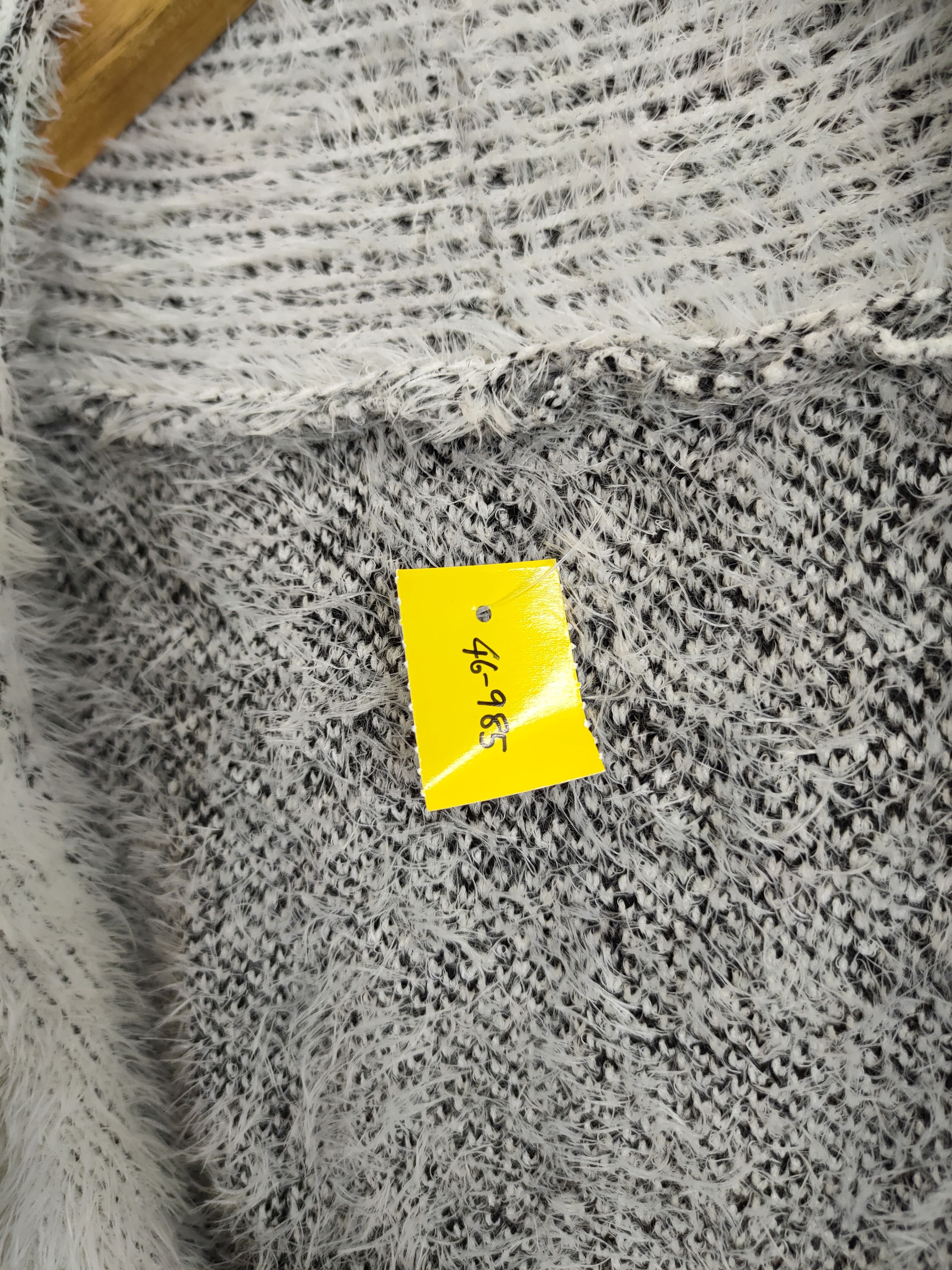 Homespun Knitwear D Japan Art mohair fur shaggy cloak cape knitwear#46-985 Size US S / EU 44-46 / 1 - 9 Thumbnail