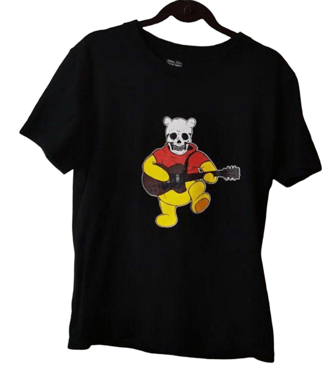 Pre-owned Number N Ine Number Nine Disney Skull Collection Tee In Black