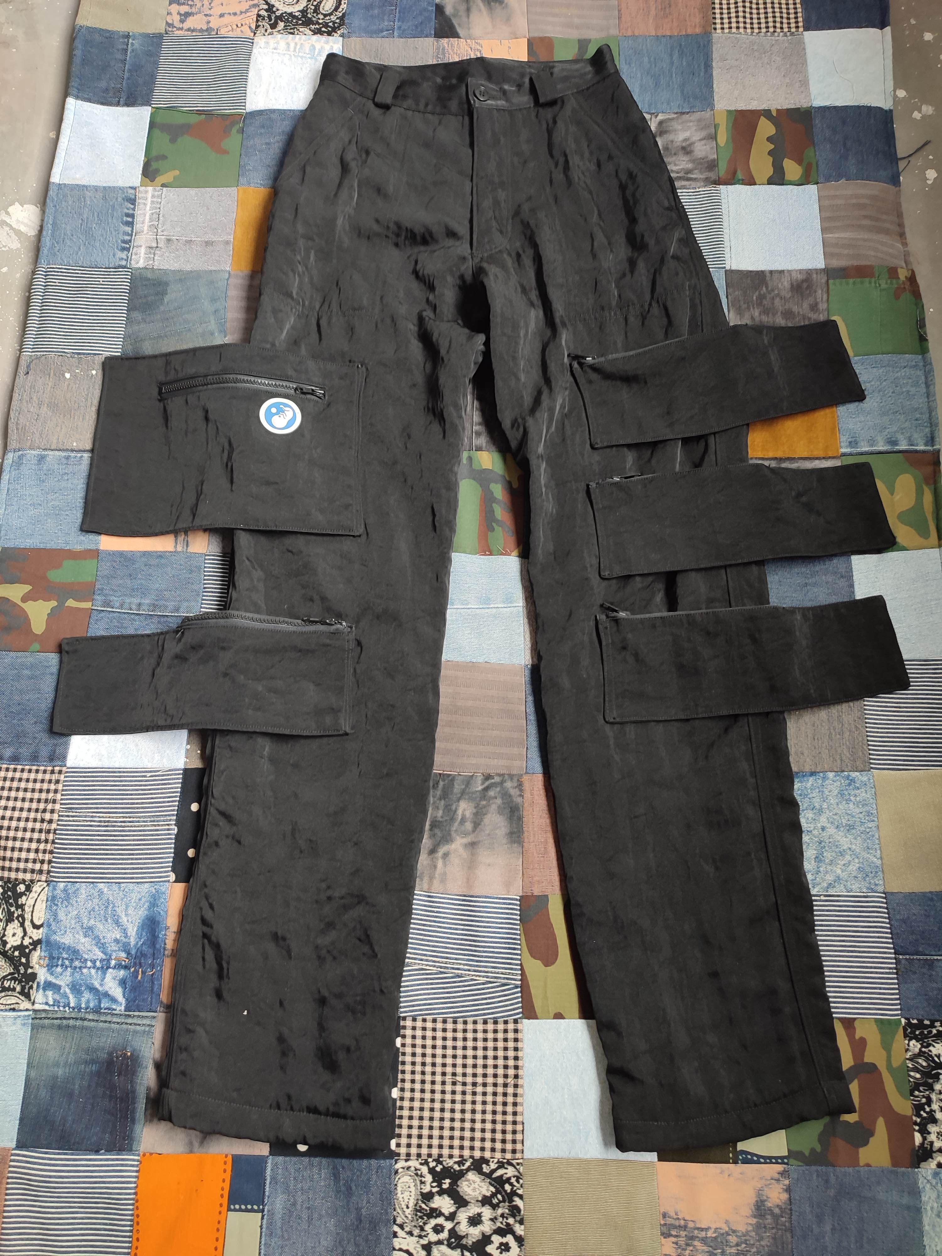 🔥Extremely Rare!!! Fotus Strap Cargo Multipocket Pants