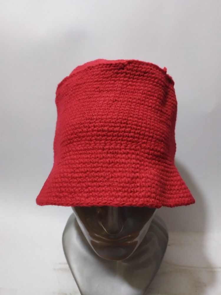 Japanese Brand 🔥Point Standard Red Bucket hats nice design Size ONE SIZE - 4 Thumbnail