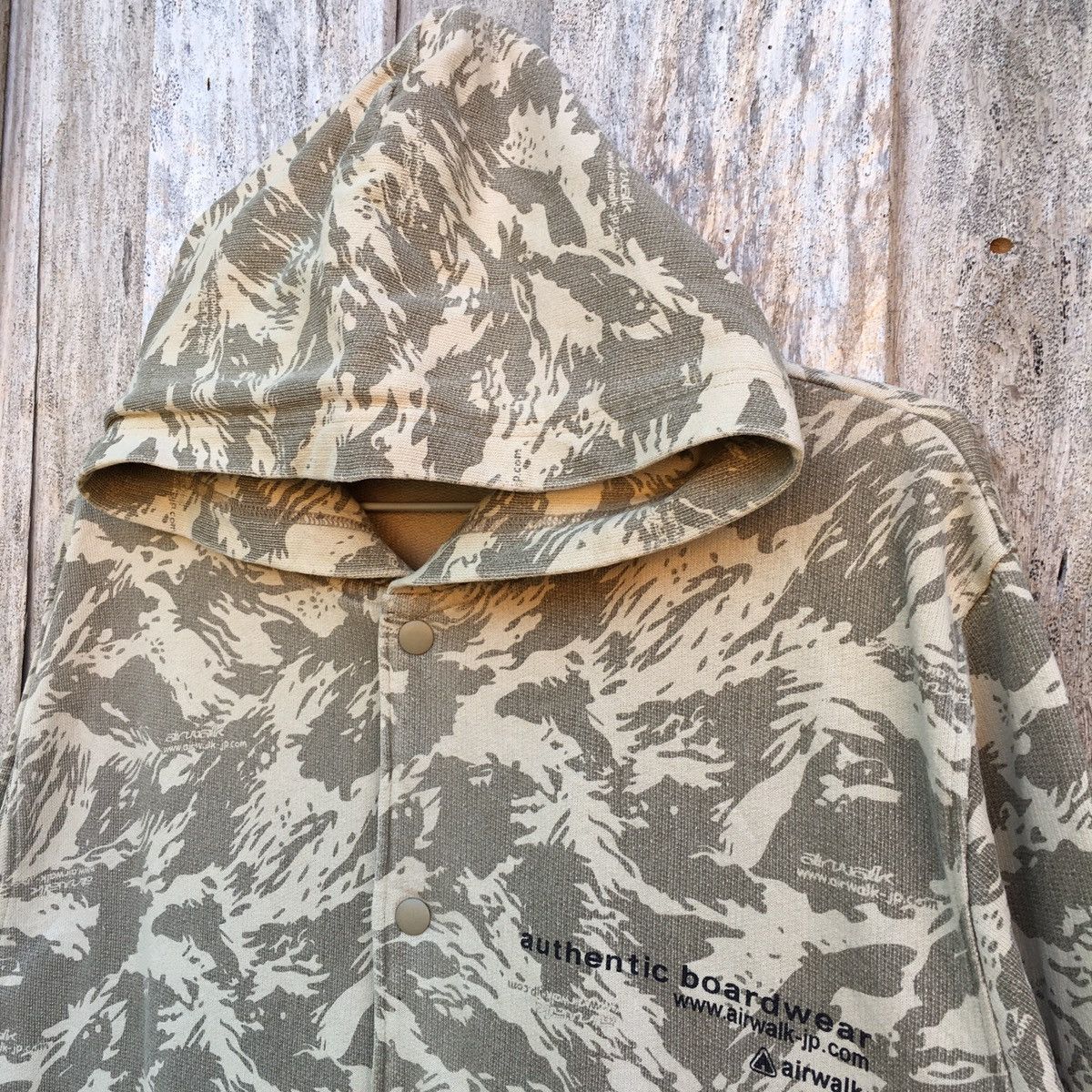 Airwalk × Vintage Vintage Airwalk Hoodie Camo Size US L / EU 52-54 / 3 - 3 Thumbnail