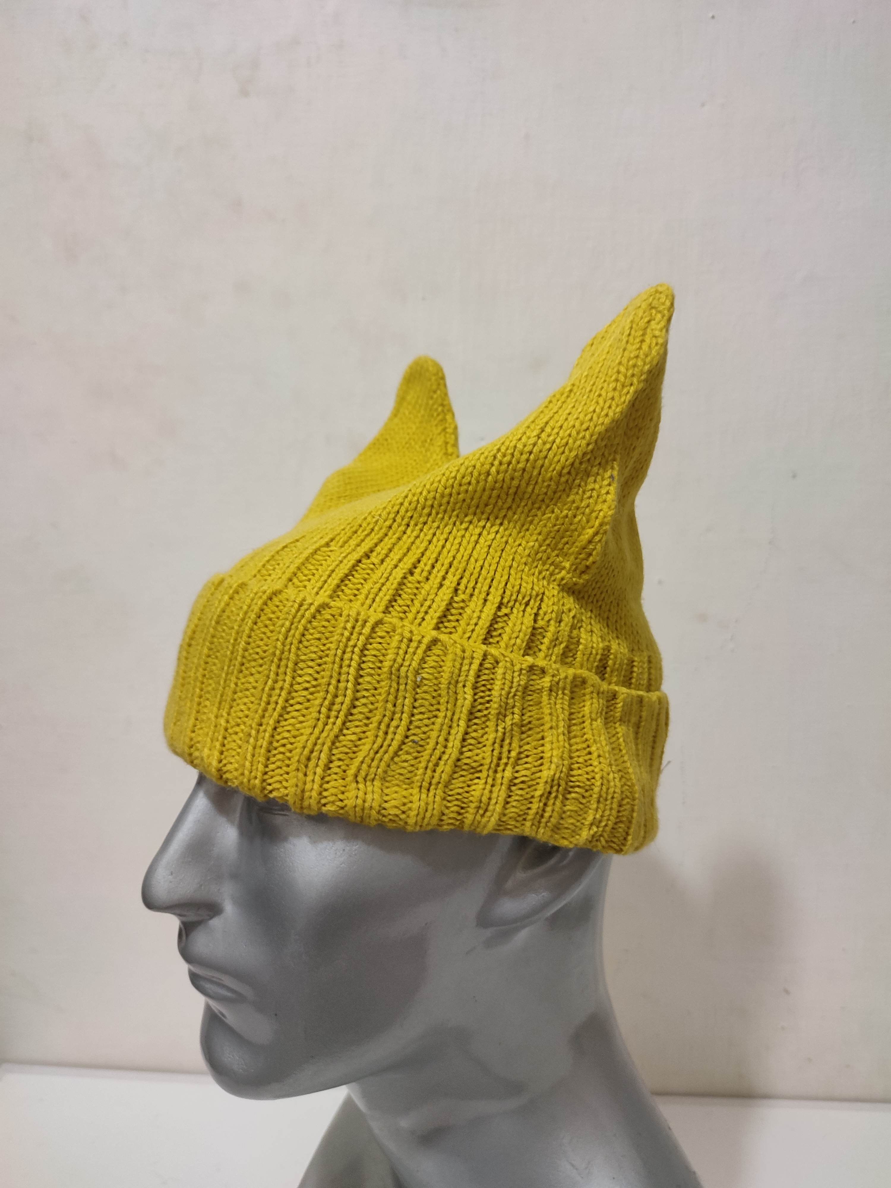 Other 🔥Unknown Horn Devil Bunny Hats Size ONE SIZE - 3 Thumbnail