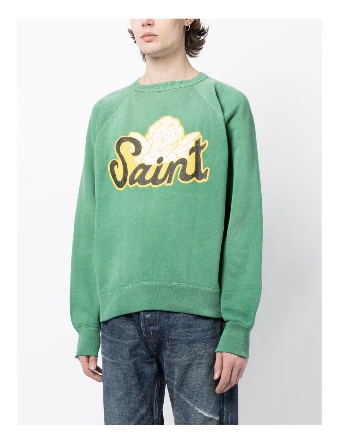 Saint Michael SAINT MXXXXXX logo print sweatshirt Size US L / EU 52-54 / 3 - 6 Thumbnail