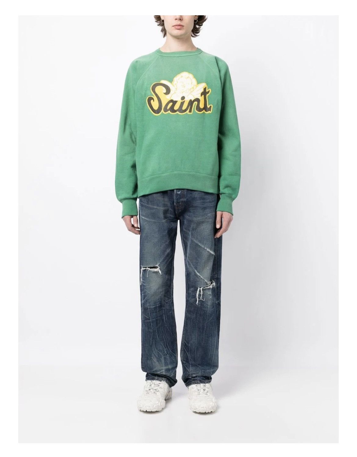 Saint Michael SAINT MXXXXXX logo print sweatshirt Size US L / EU 52-54 / 3 - 5 Thumbnail