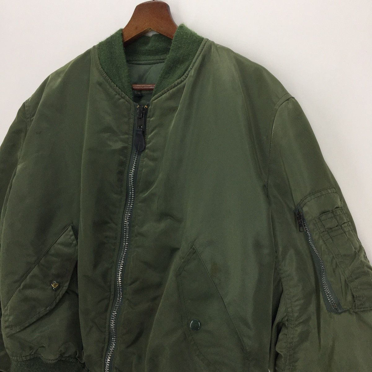 Alpha Industries Vintage Ma-1 Alpha Industries Flight Bomber Jacket Size US M / EU 48-50 / 2 - 3 Thumbnail
