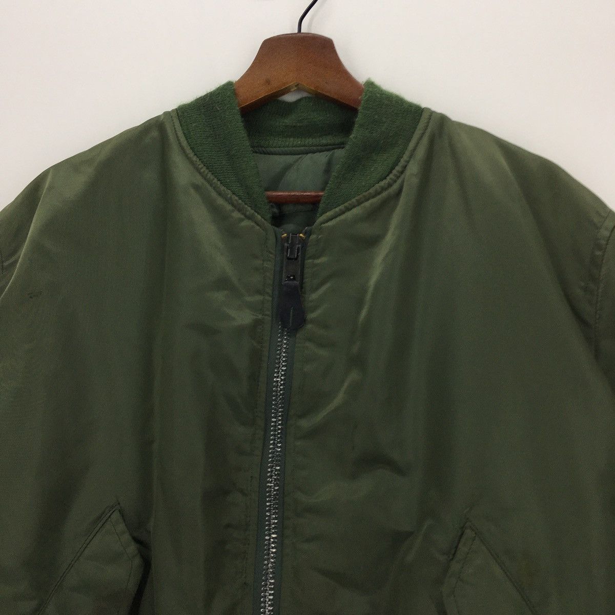 Alpha Industries Vintage Ma-1 Alpha Industries Flight Bomber Jacket Size US M / EU 48-50 / 2 - 2 Thumbnail
