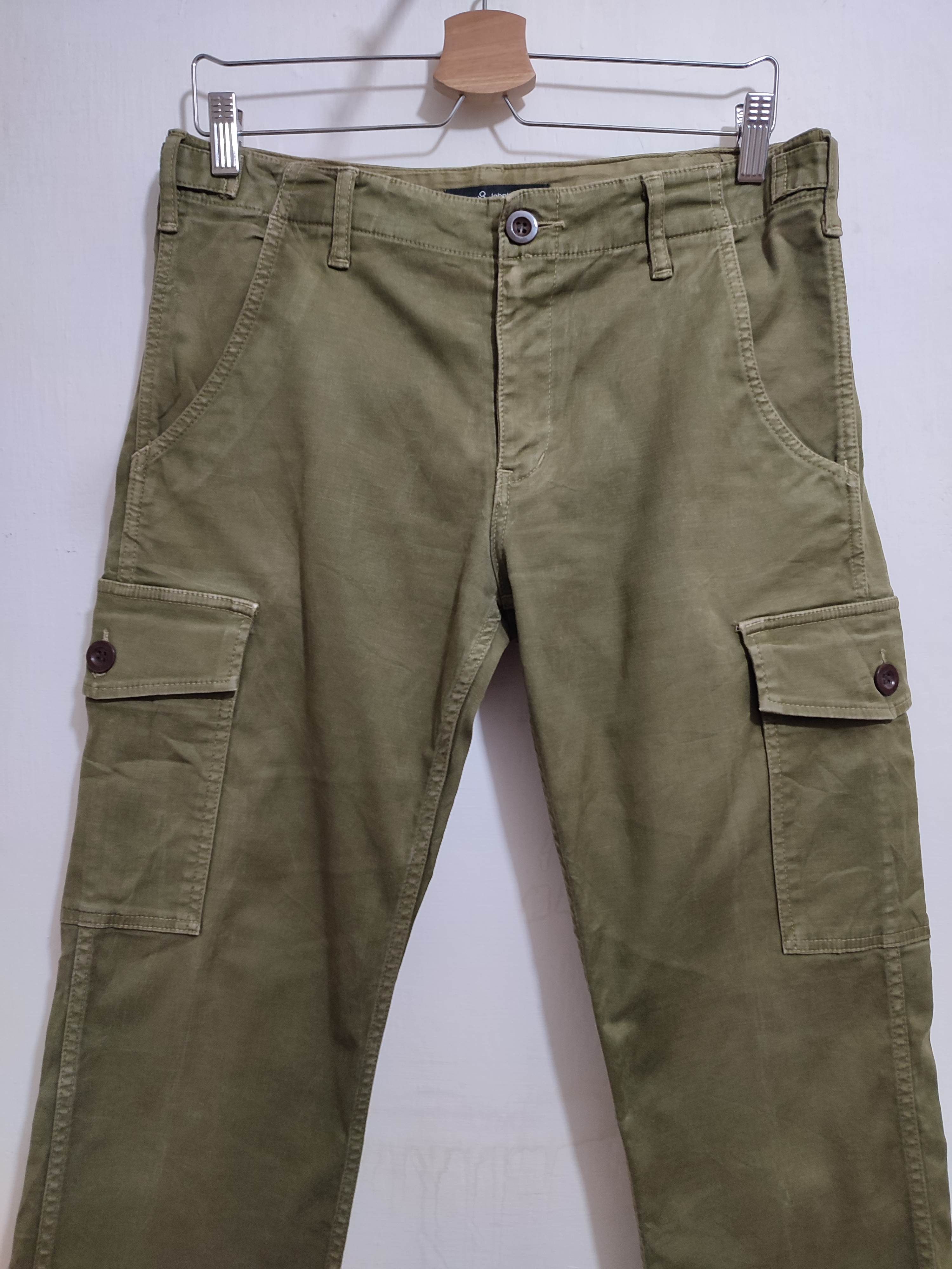 Johnbull 🔥John Bull Olive Cargo Pants Size US 30 / EU 46 - 2 Thumbnail