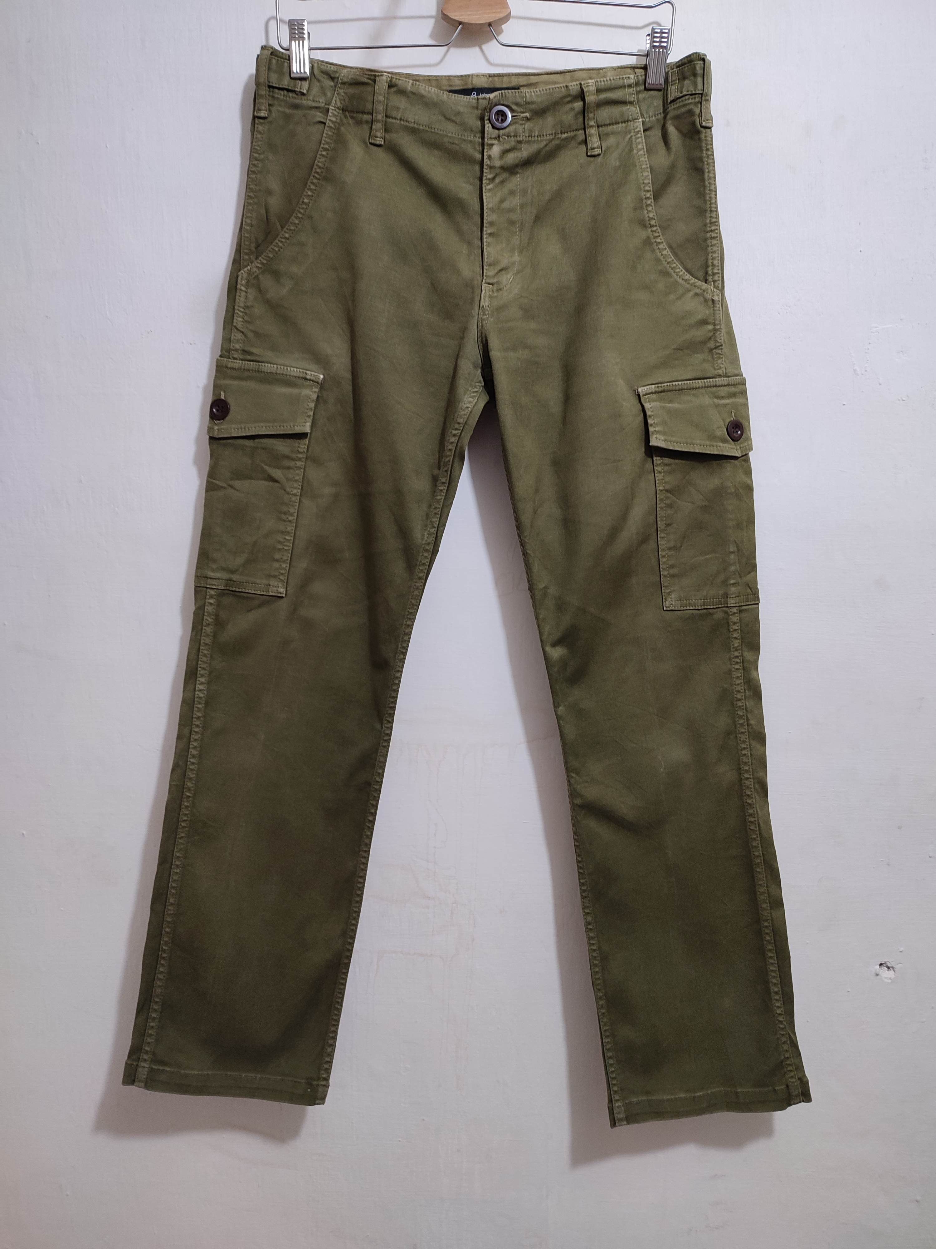 image of John Bull Olive Cargo Pants, Men's (Size 30)