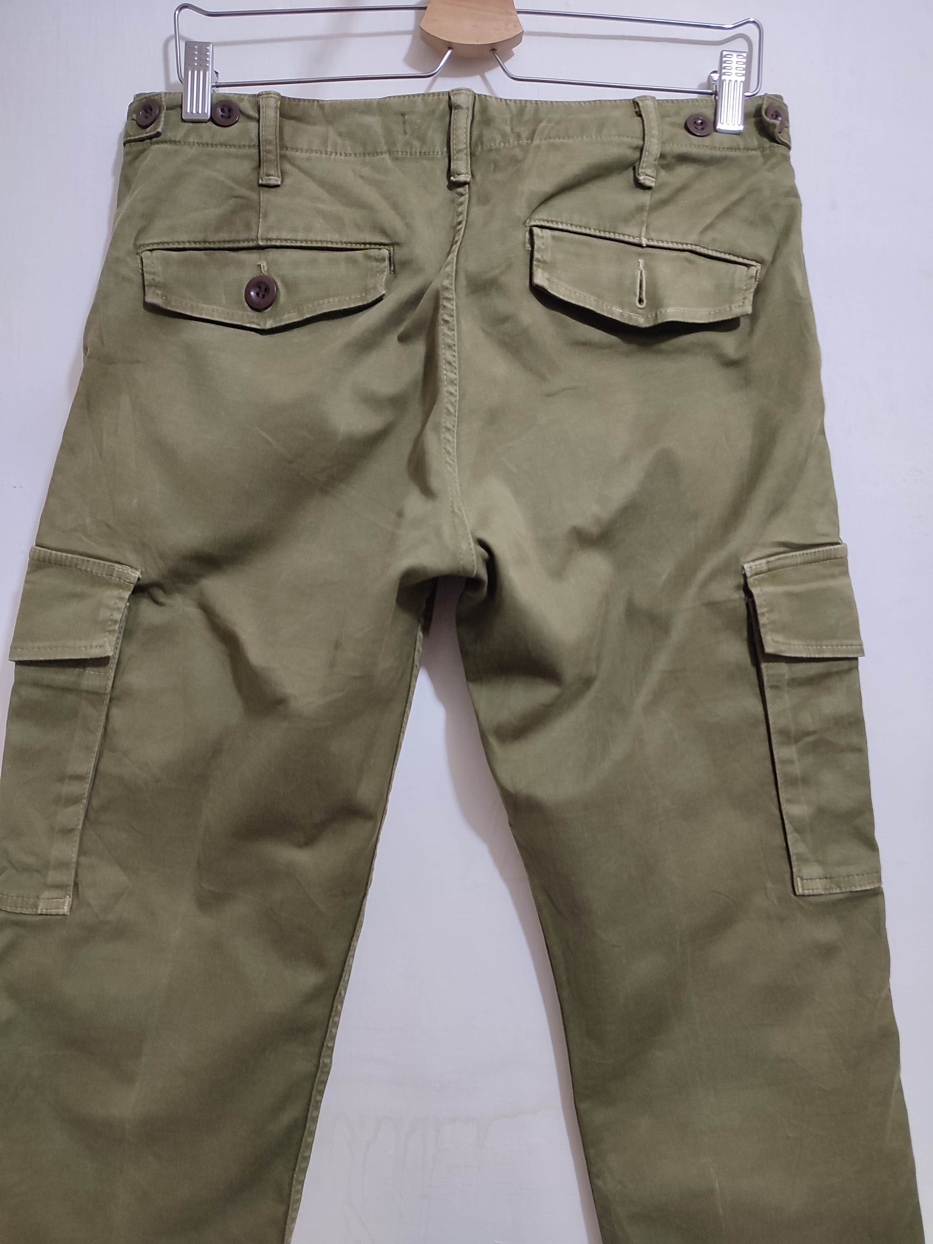 Johnbull 🔥John Bull Olive Cargo Pants Size US 30 / EU 46 - 6 Thumbnail