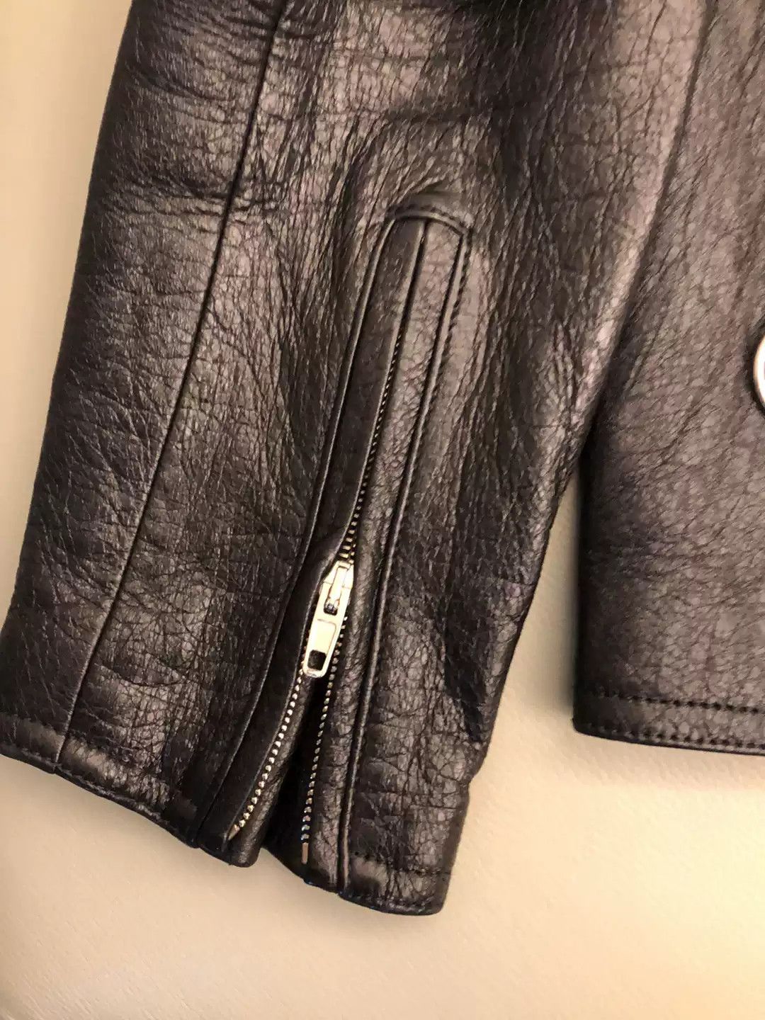 Balenciaga Balenciaga Ring Zip Leather JKT Size US L / EU 52-54 / 3 - 4 Thumbnail