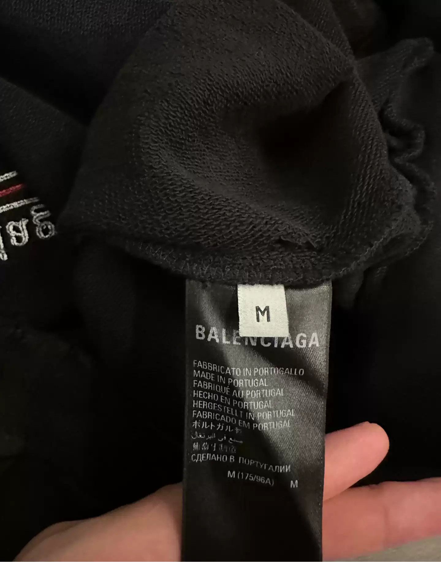 Balenciaga Balenciaga Cola Worn-made Hoodie Size US M / EU 48-50 / 2 - 4 Thumbnail