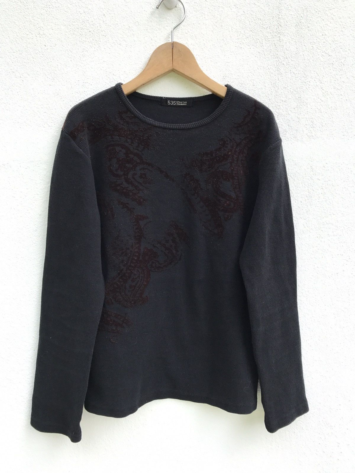 5351 POUR LES HOMMES Japanese Brand 5351 Pour Les Hommes Longsleeve Shirt Japan Size US S / EU 44-46 / 1 - 1 Thumbnail