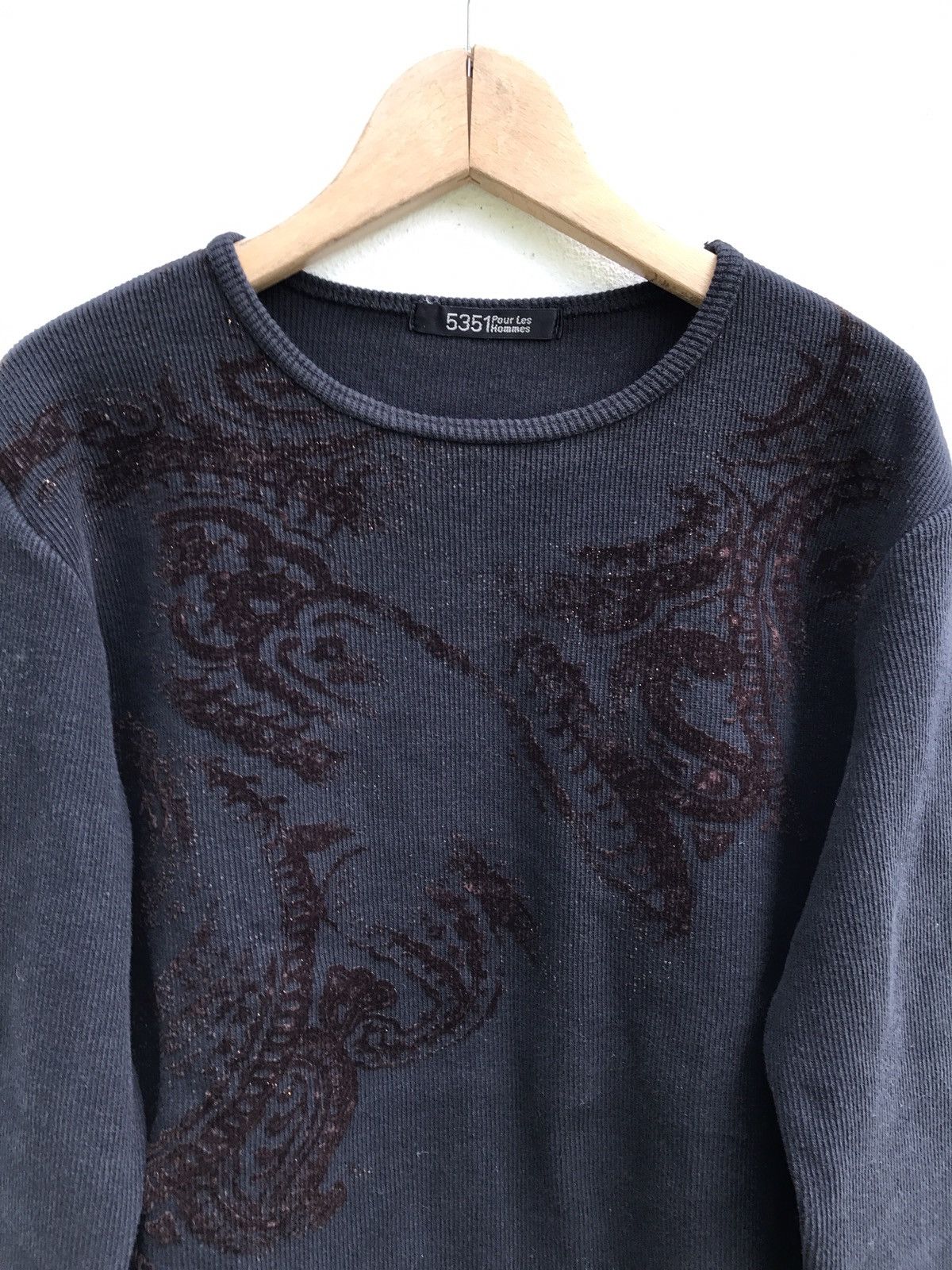5351 POUR LES HOMMES Japanese Brand 5351 Pour Les Hommes Longsleeve Shirt Japan Size US S / EU 44-46 / 1 - 2 Thumbnail