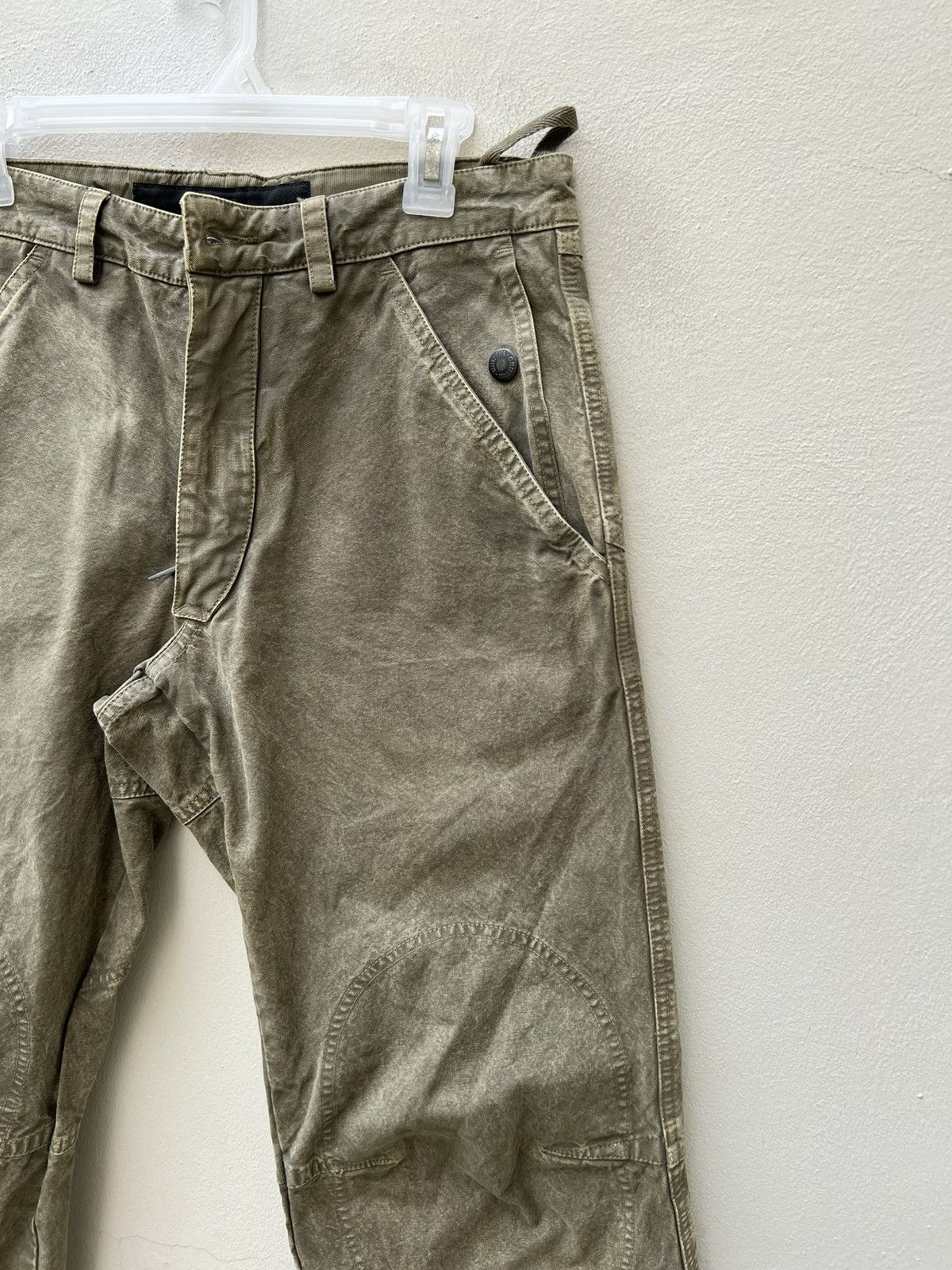 Griffin Vintage Griffin Made in Italy Waxed Tactical Trouser Pant Size US 30 / EU 46 - 12 Thumbnail