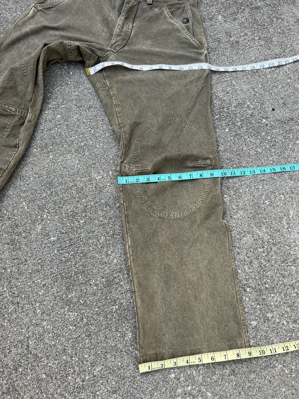Griffin Vintage Griffin Made in Italy Waxed Tactical Trouser Pant Size US 30 / EU 46 - 3 Thumbnail