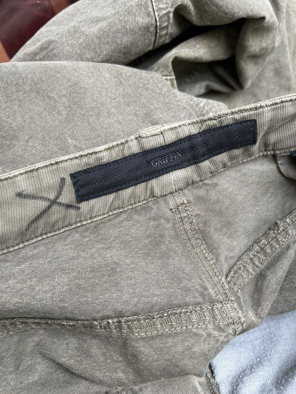 Griffin Vintage Griffin Made in Italy Waxed Tactical Trouser Pant Size US 30 / EU 46 - 21 Thumbnail